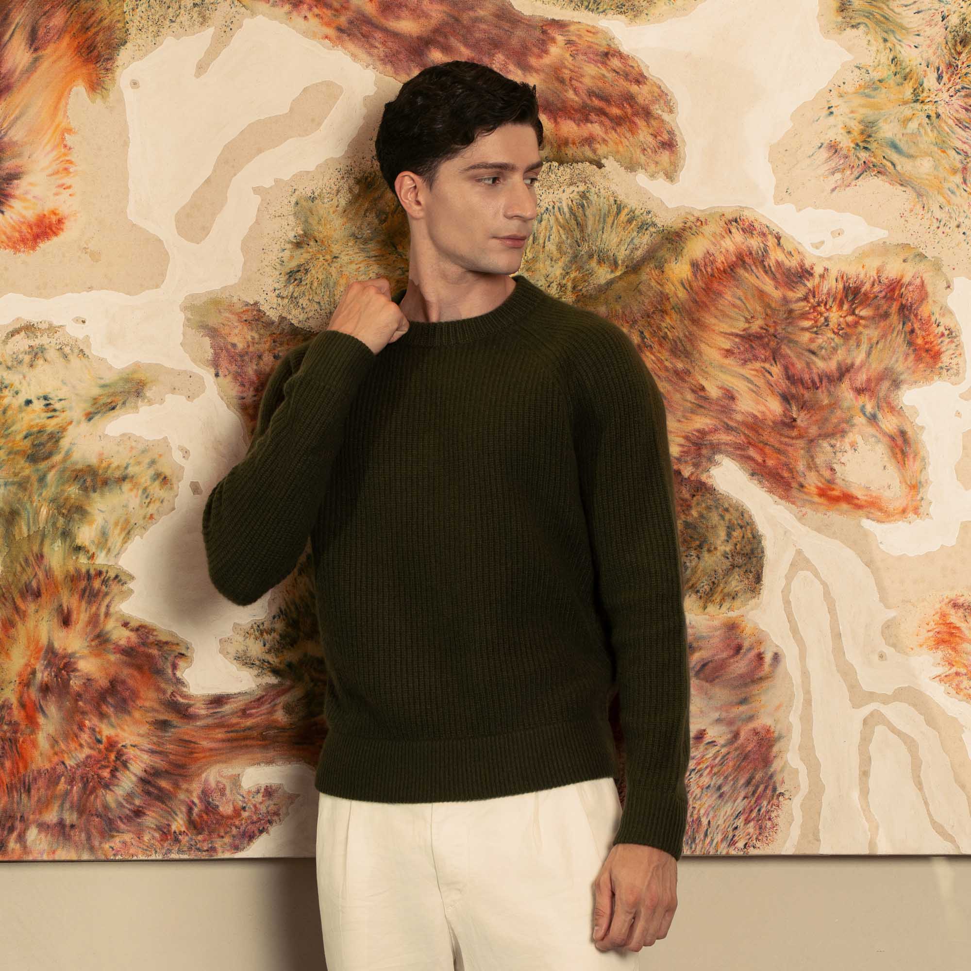 Aidan Chunky Cashmere Crewneck - Image 4