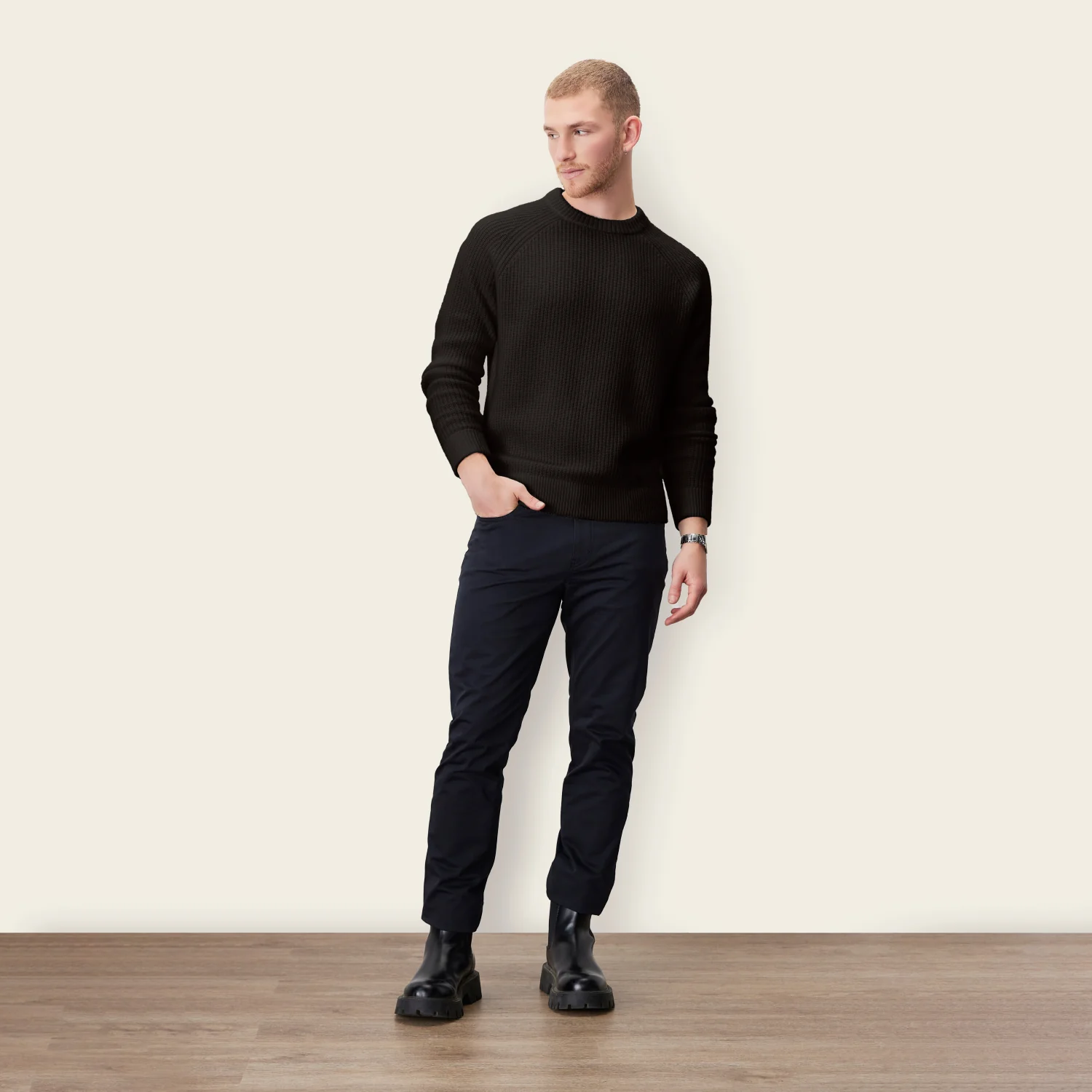 Aidan Chunky Cashmere Crewneck - Image 5