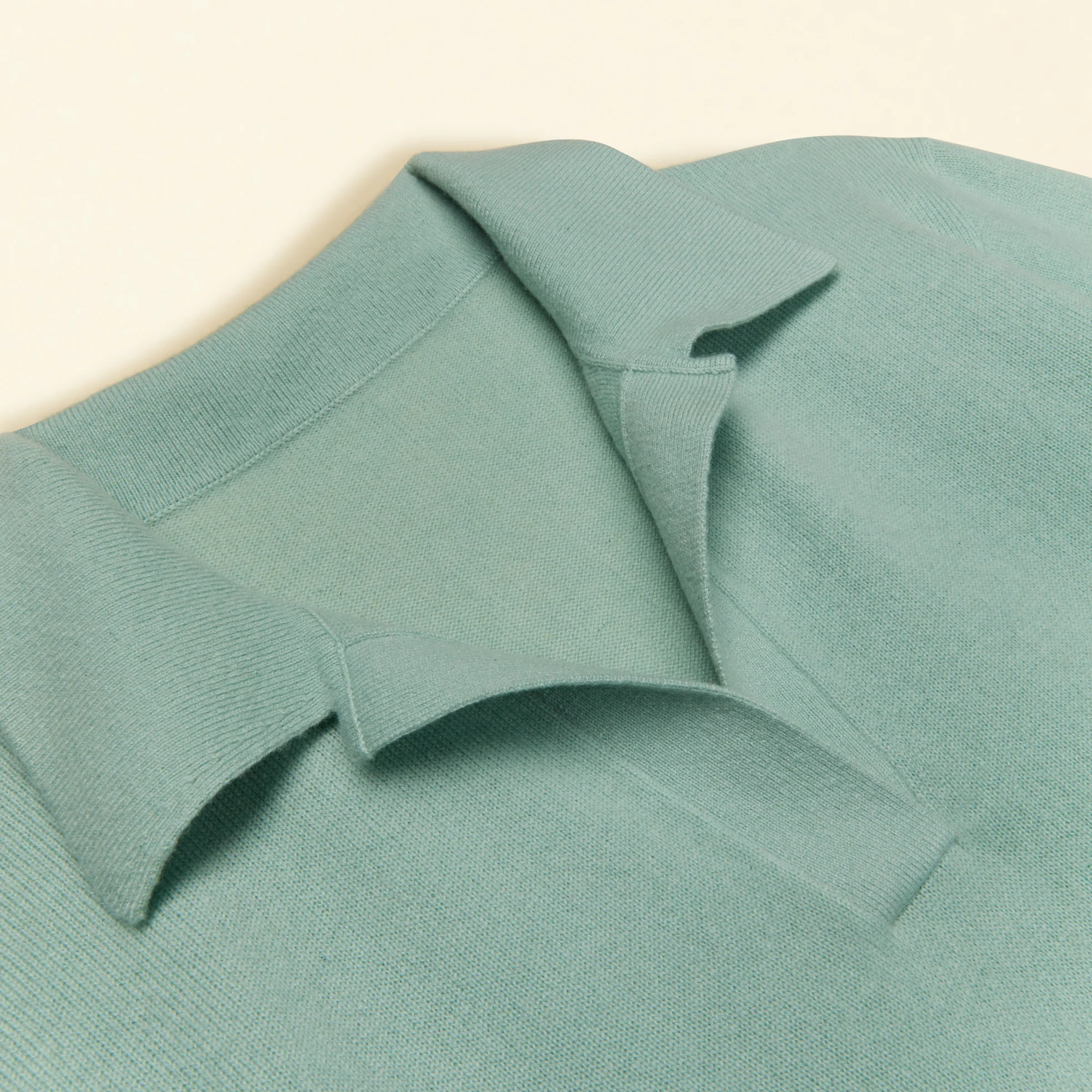 Camila Airy Cashmere Collared Sweater - Image 15