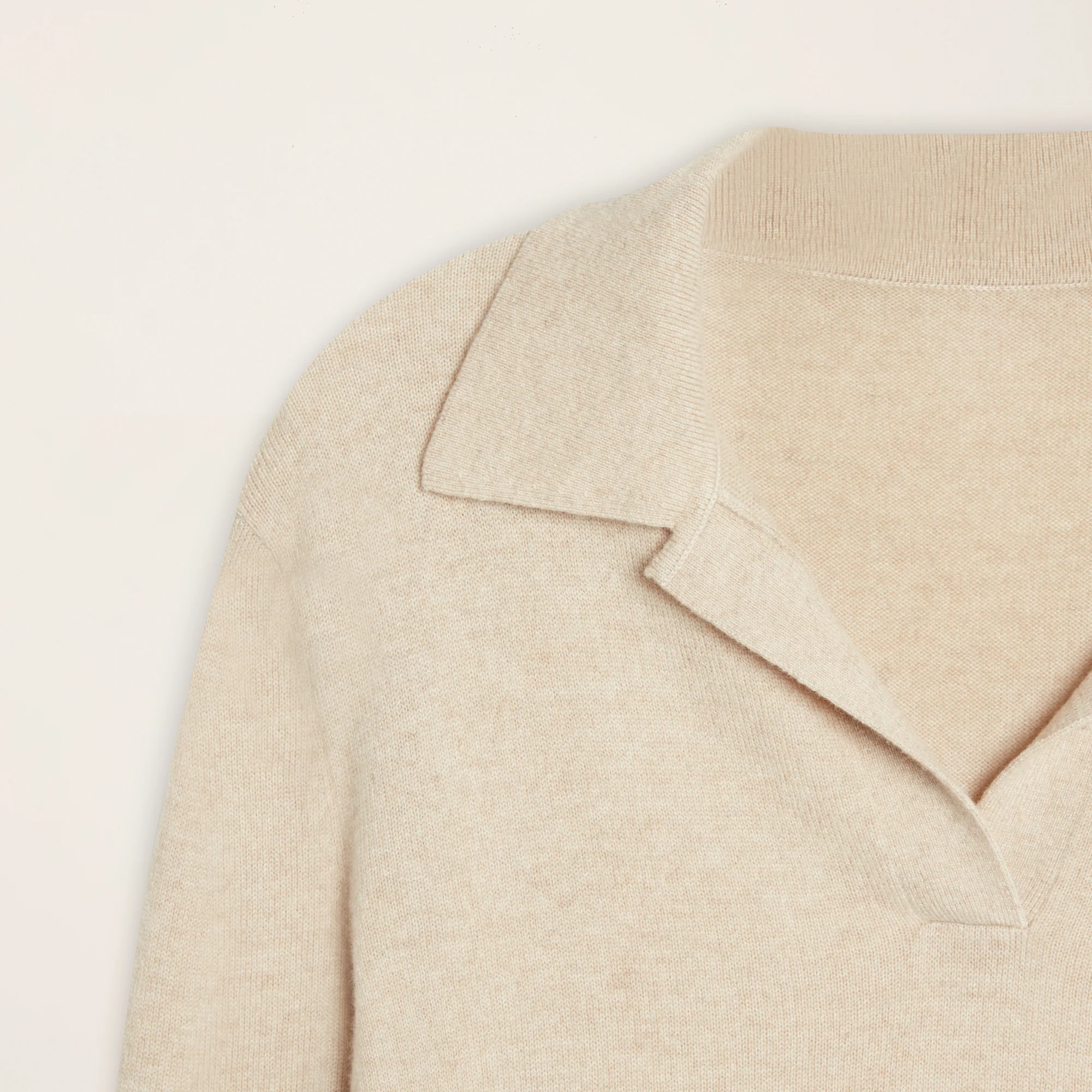 Camila Airy Cashmere Collared Sweater - Image 3