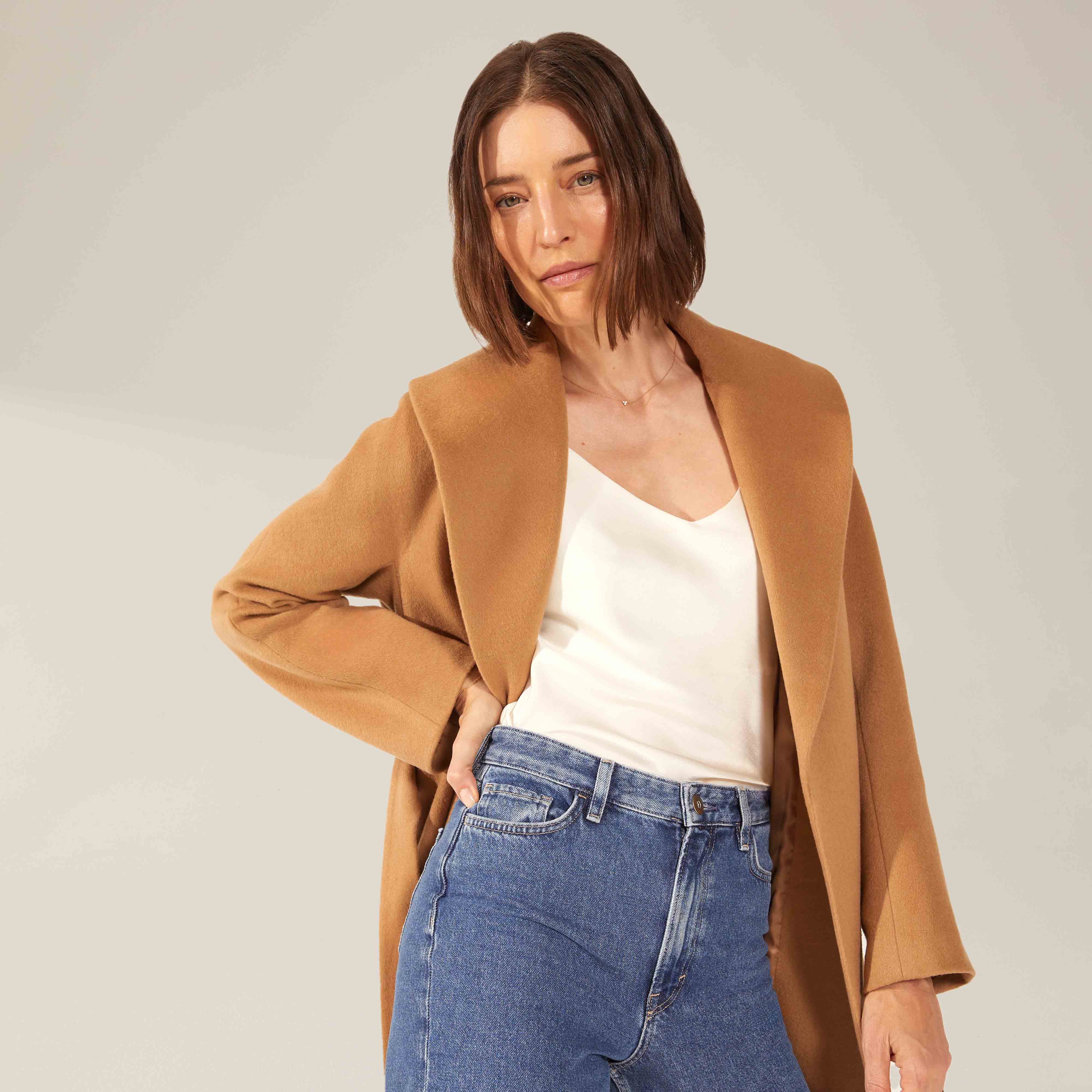 Brigette Cashmere-Wool Robe - Image 11