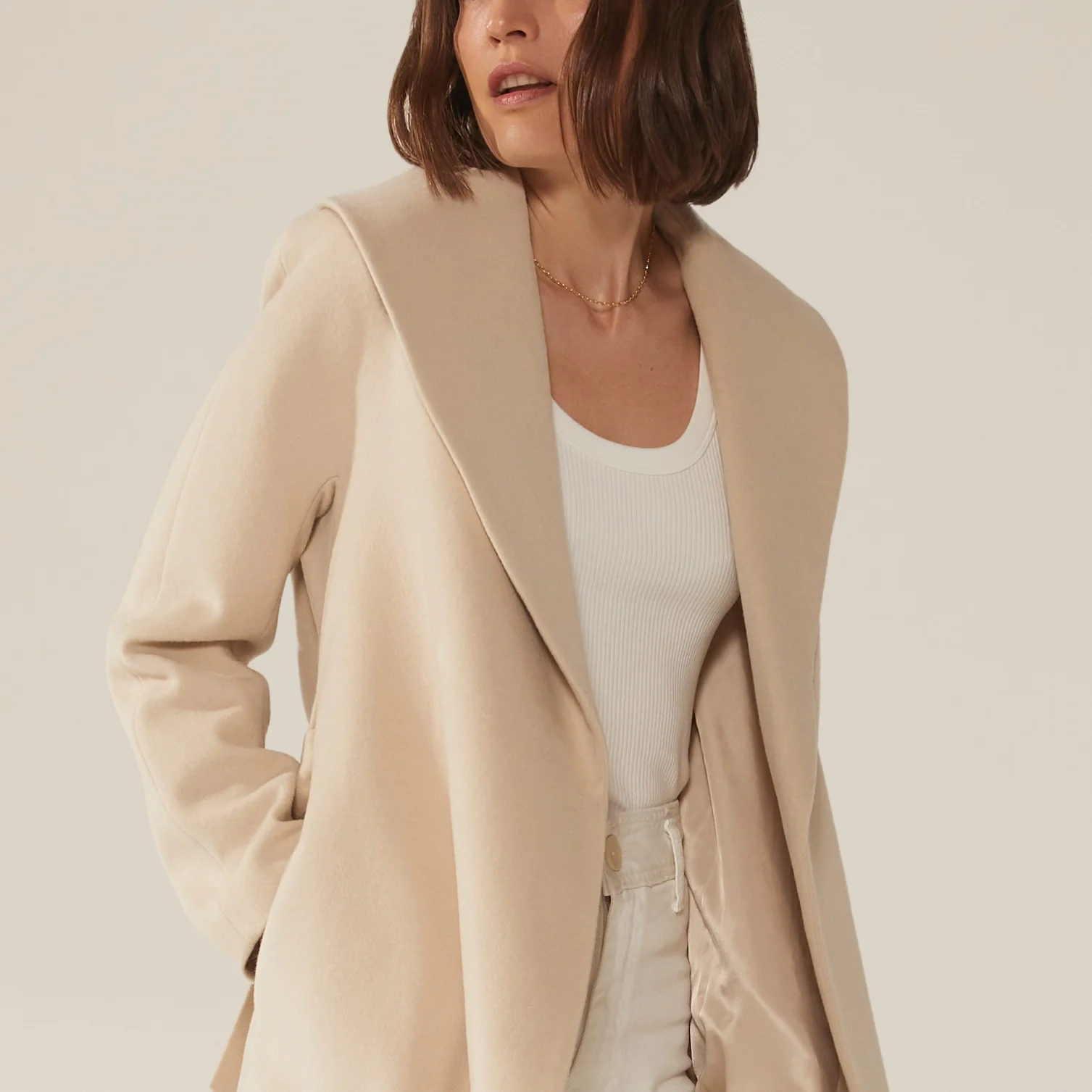 Brigette Cashmere-Wool Robe - Image 5