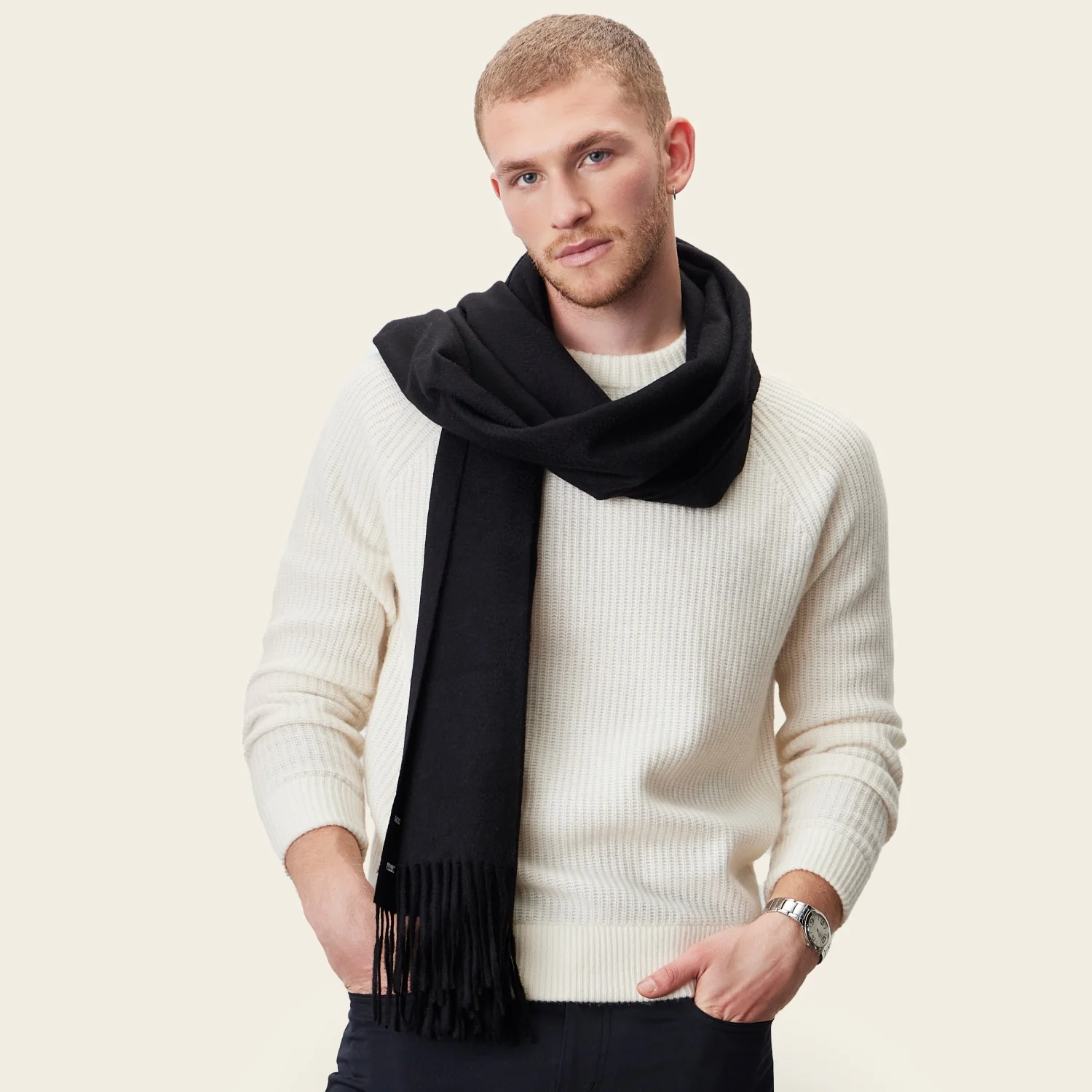 Casey Cashmere Scarf - Image 3