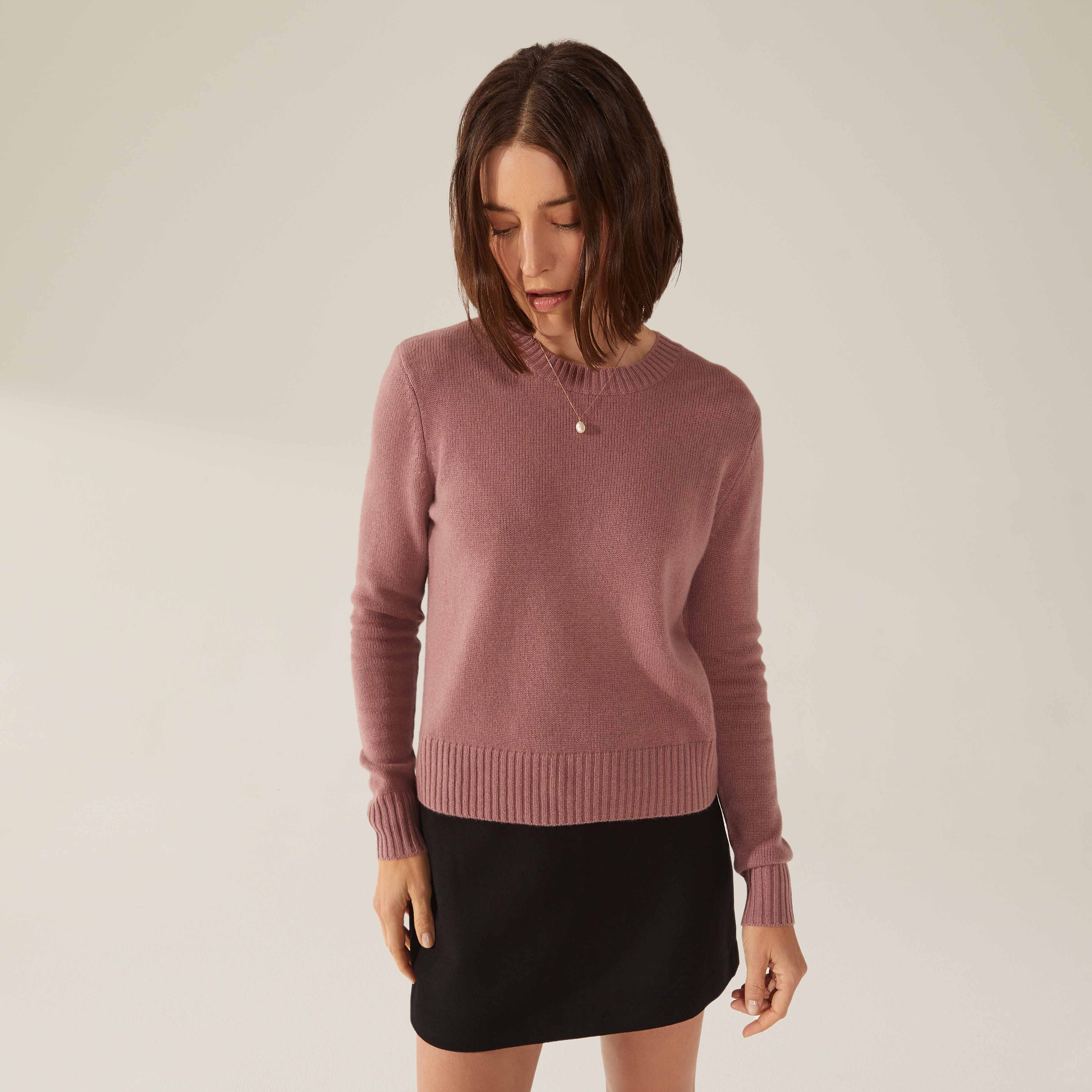 Mila Cashmere Boxy Crop Sweater - Image 13