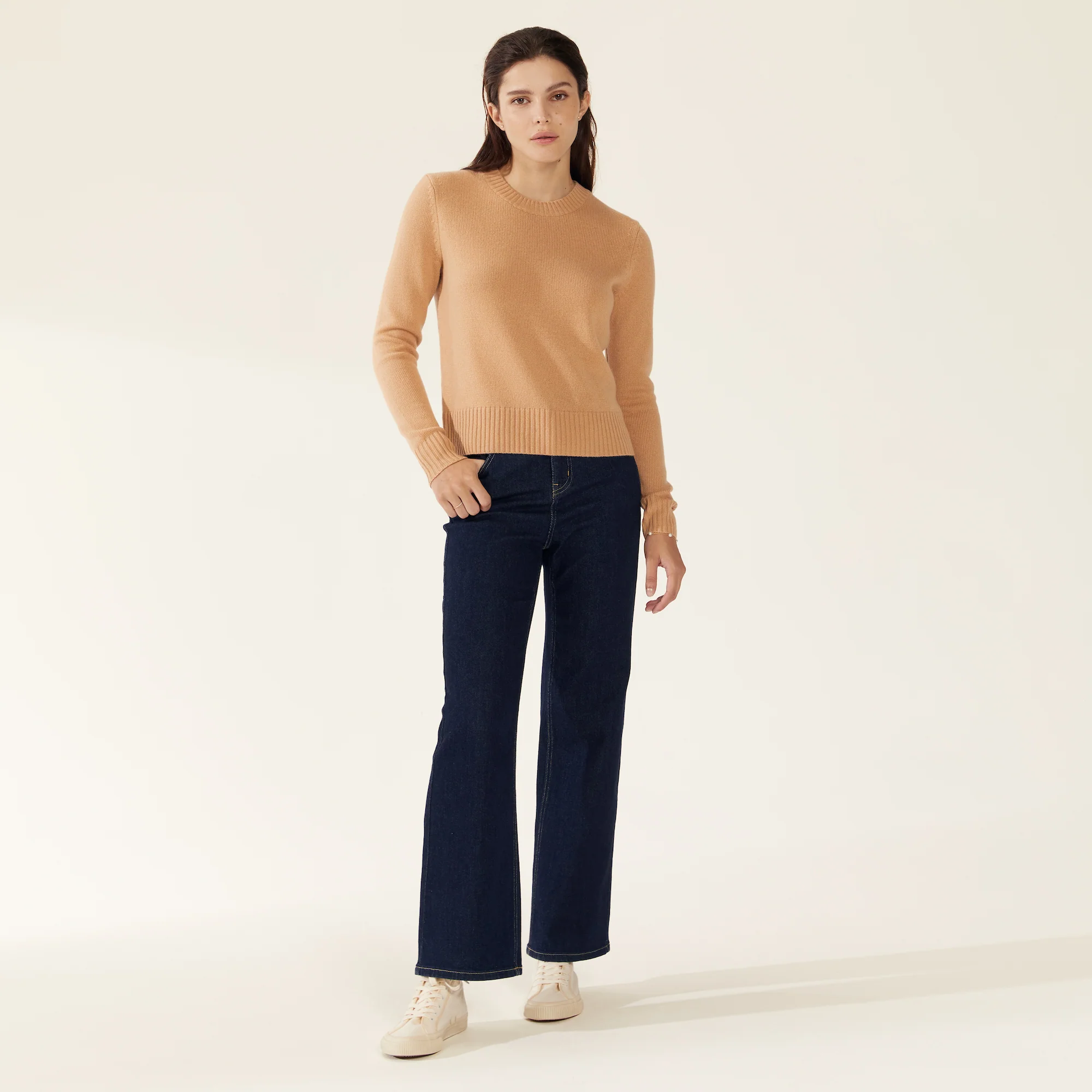 Mila Cashmere Boxy Crop Sweater - Image 20