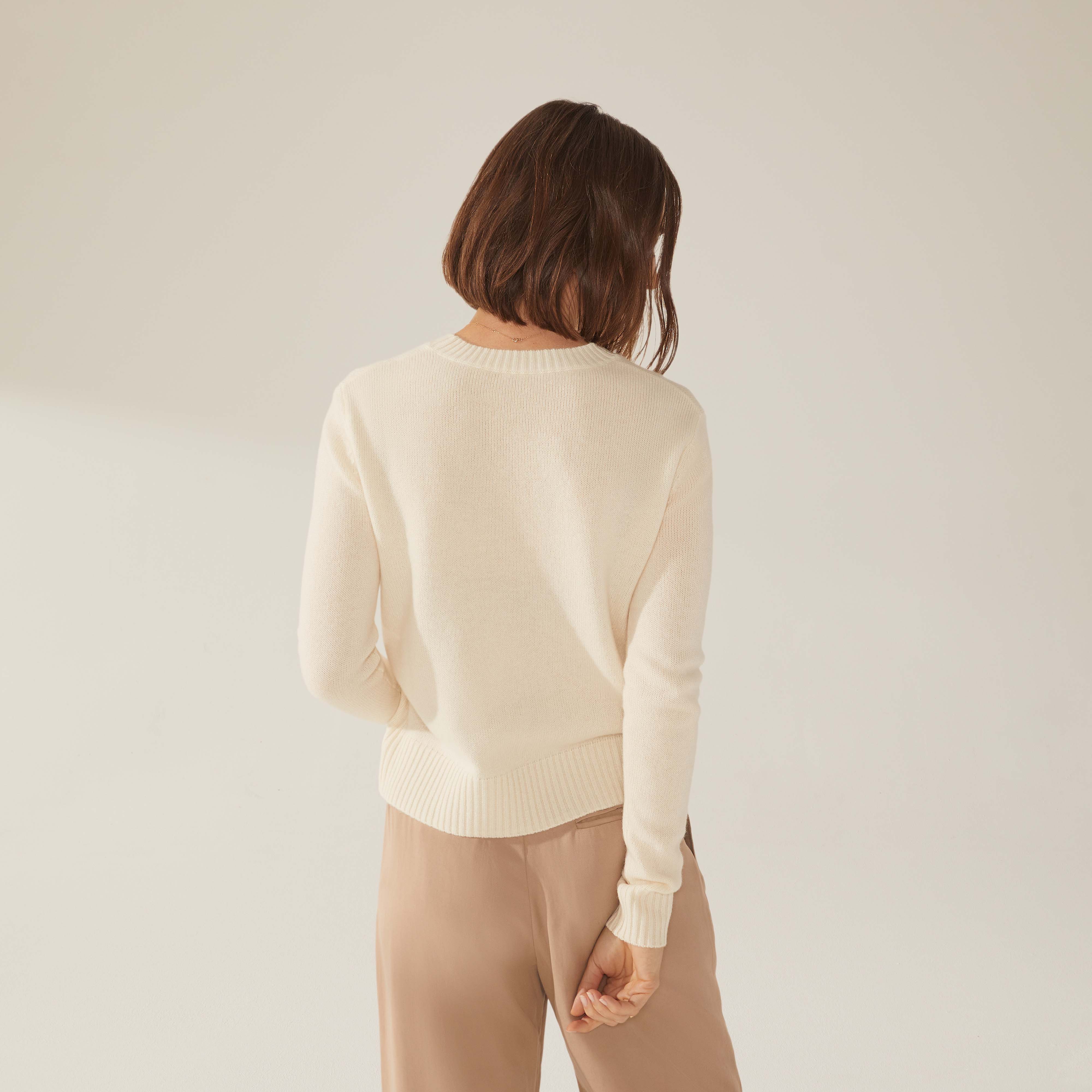Mila Cashmere Boxy Crop Sweater - Image 26
