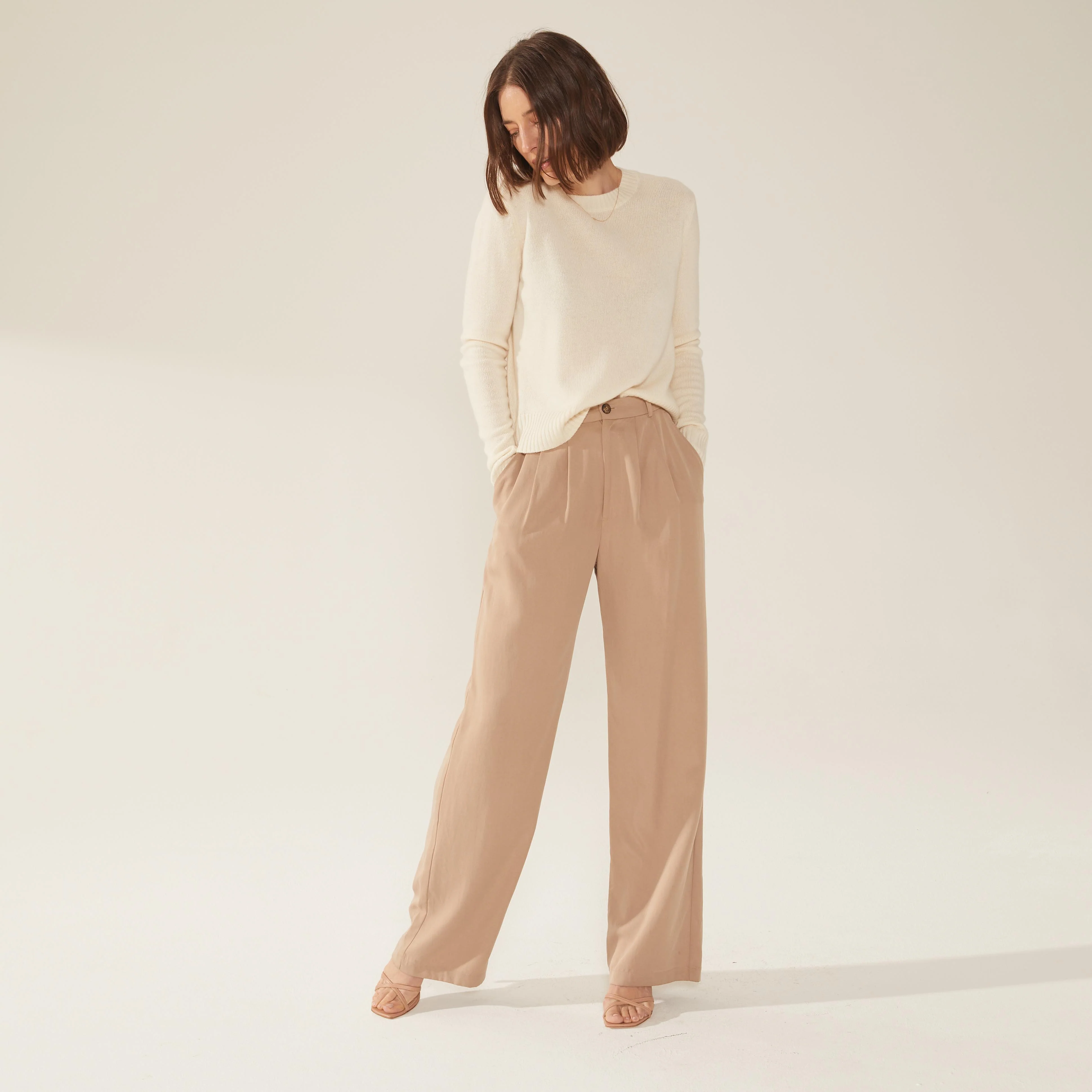 Mila Cashmere Boxy Crop Sweater - Image 28