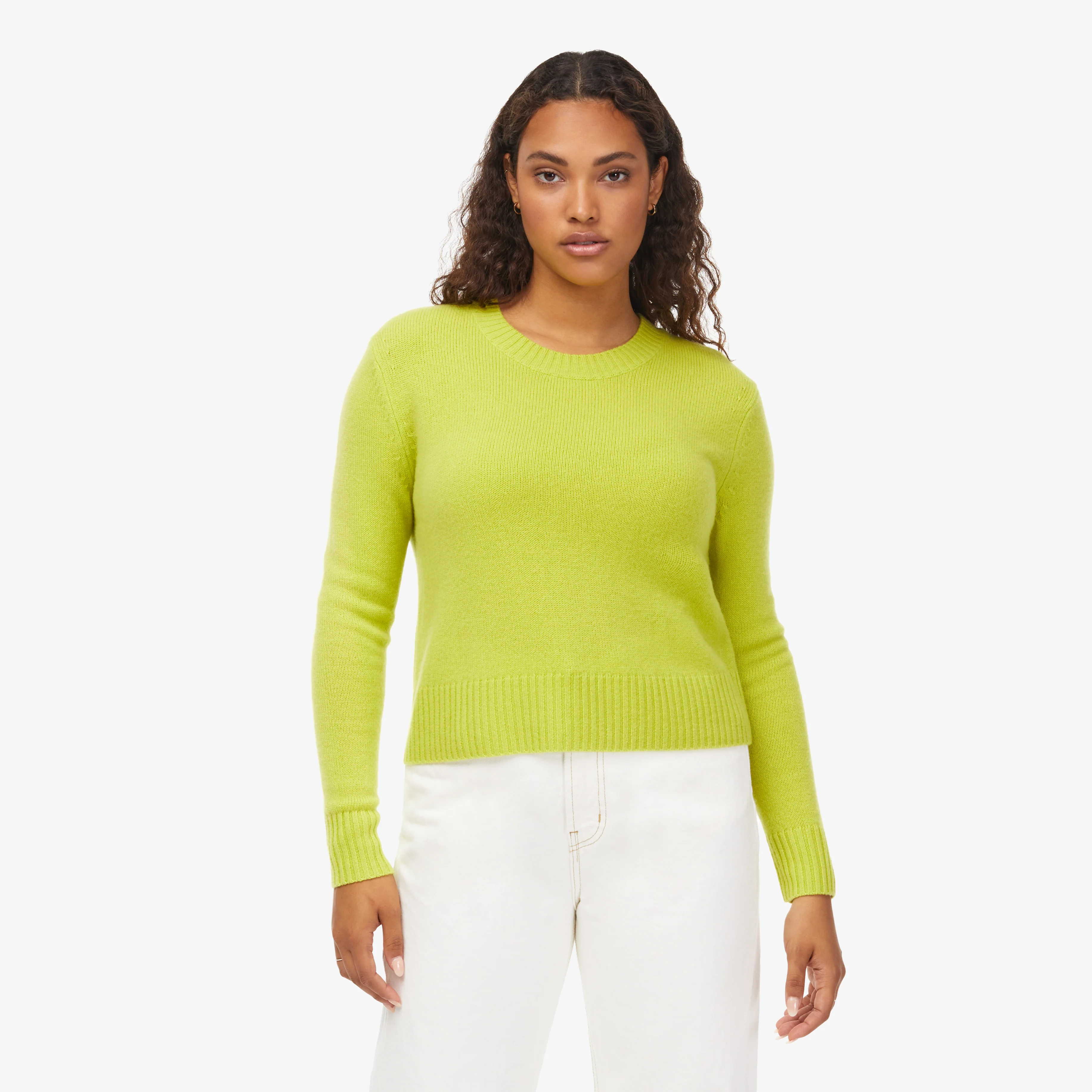 Mila Cashmere Boxy Crop Sweater - Image 33