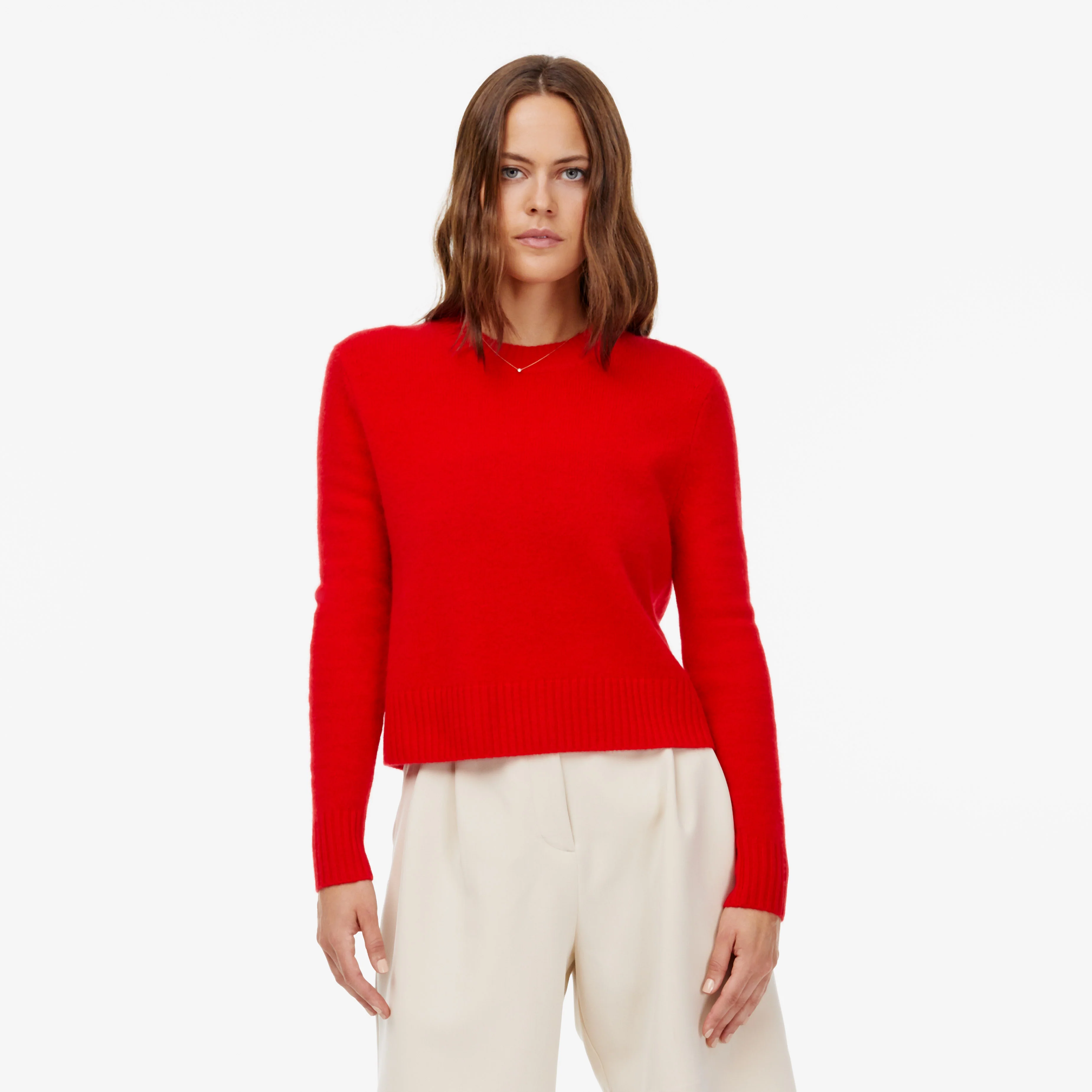 Mila Cashmere Boxy Crop Sweater - Image 42