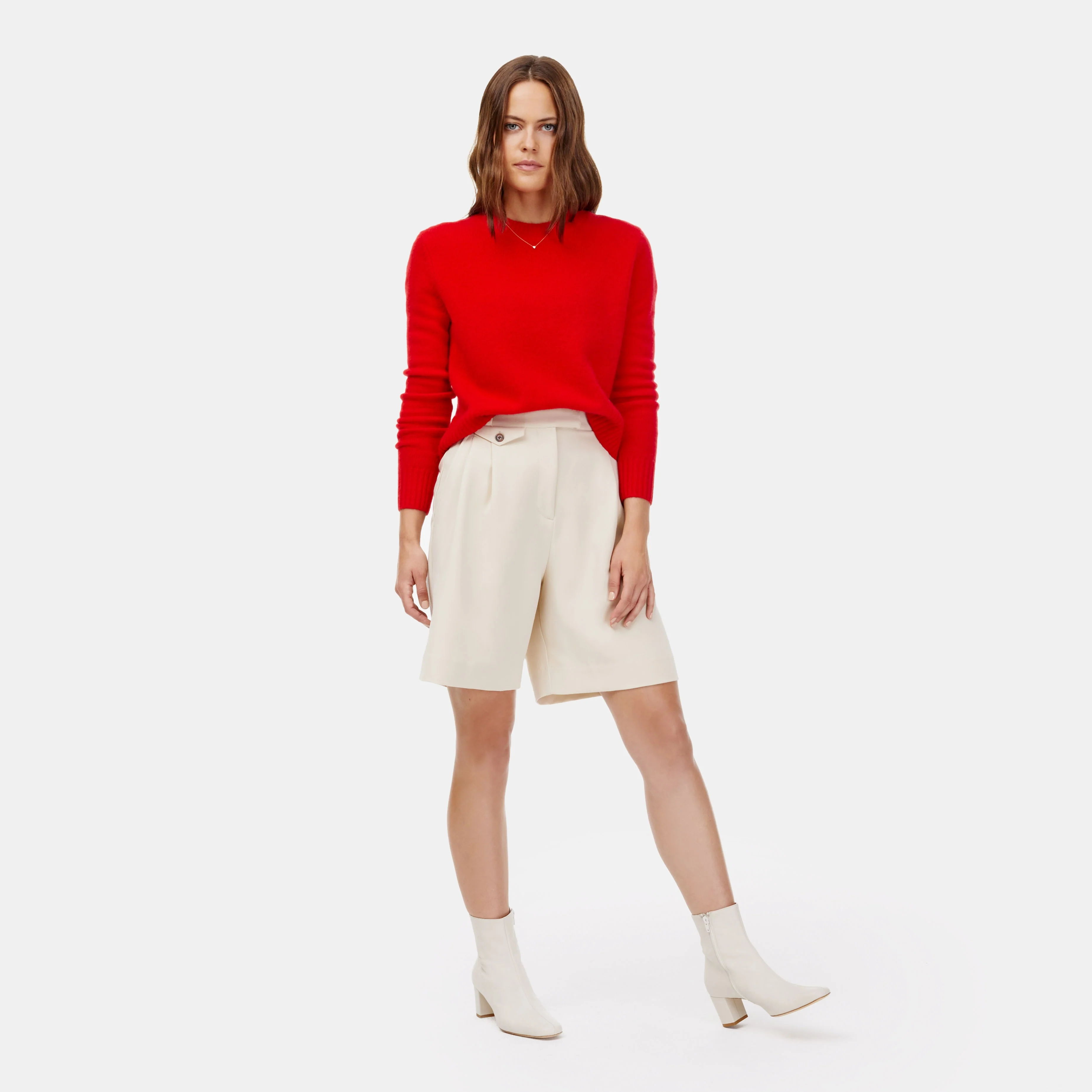 Mila Cashmere Boxy Crop Sweater - Image 45