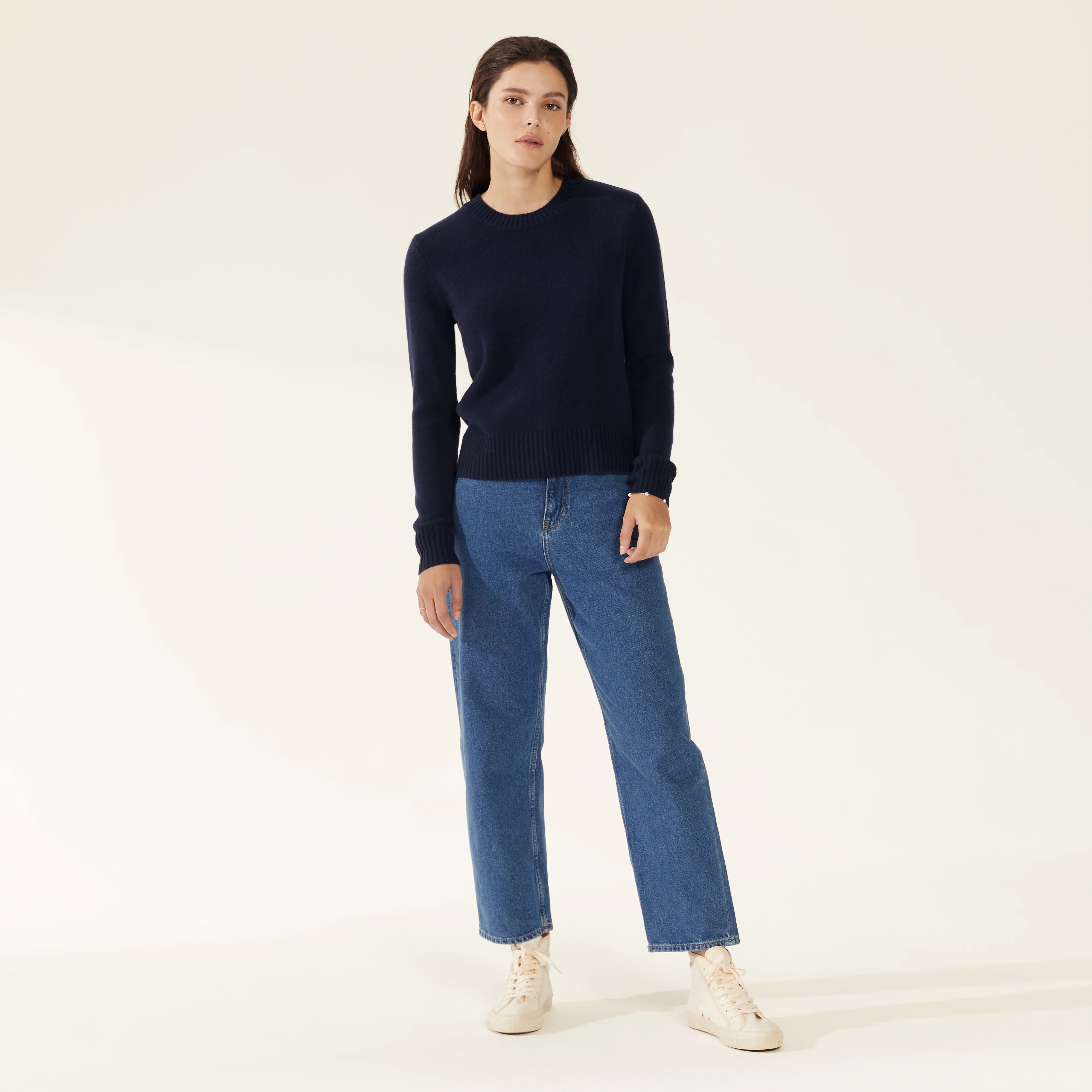 Mila Cashmere Boxy Crop Sweater - Image 49