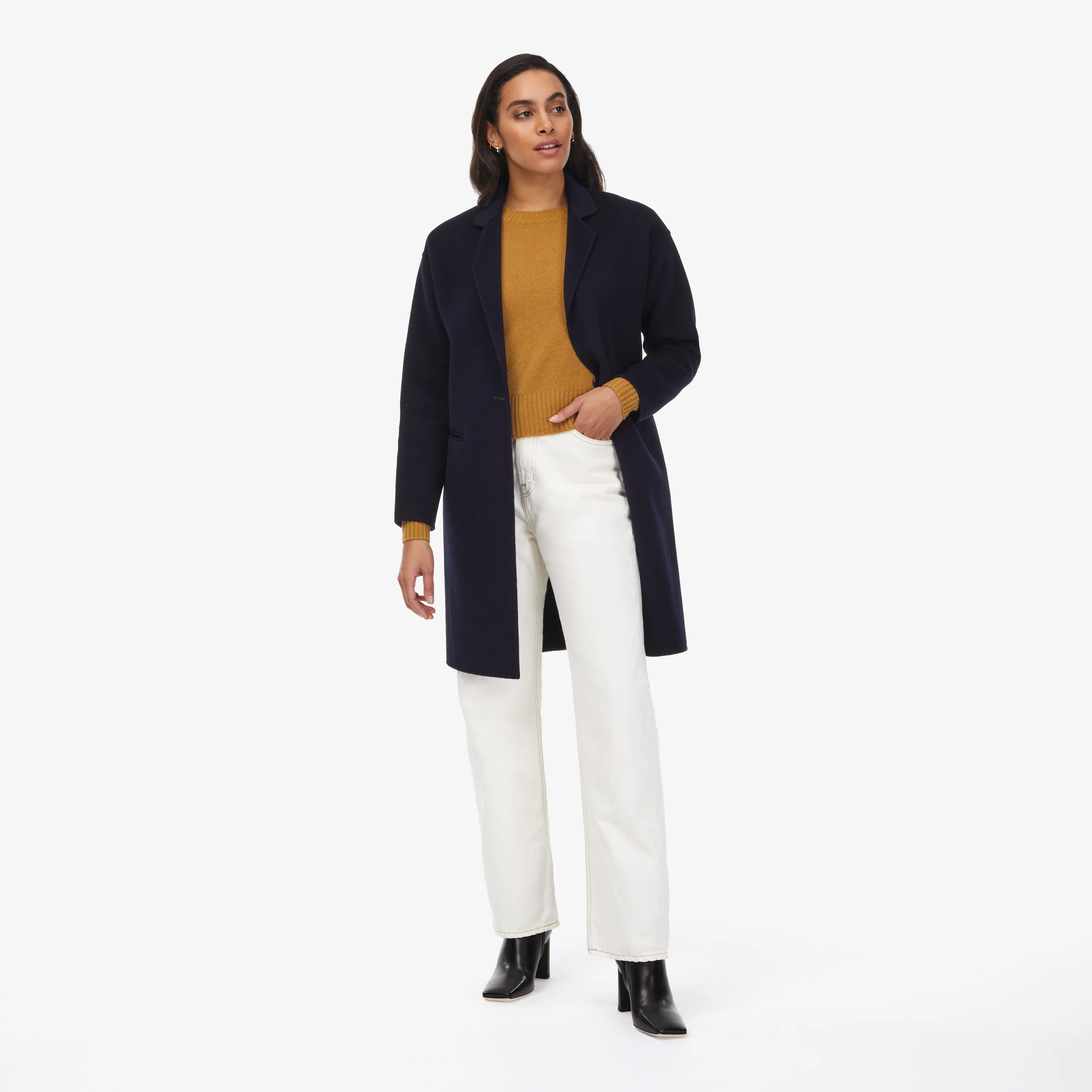 Mila Cashmere Boxy Crop Sweater - Image 5