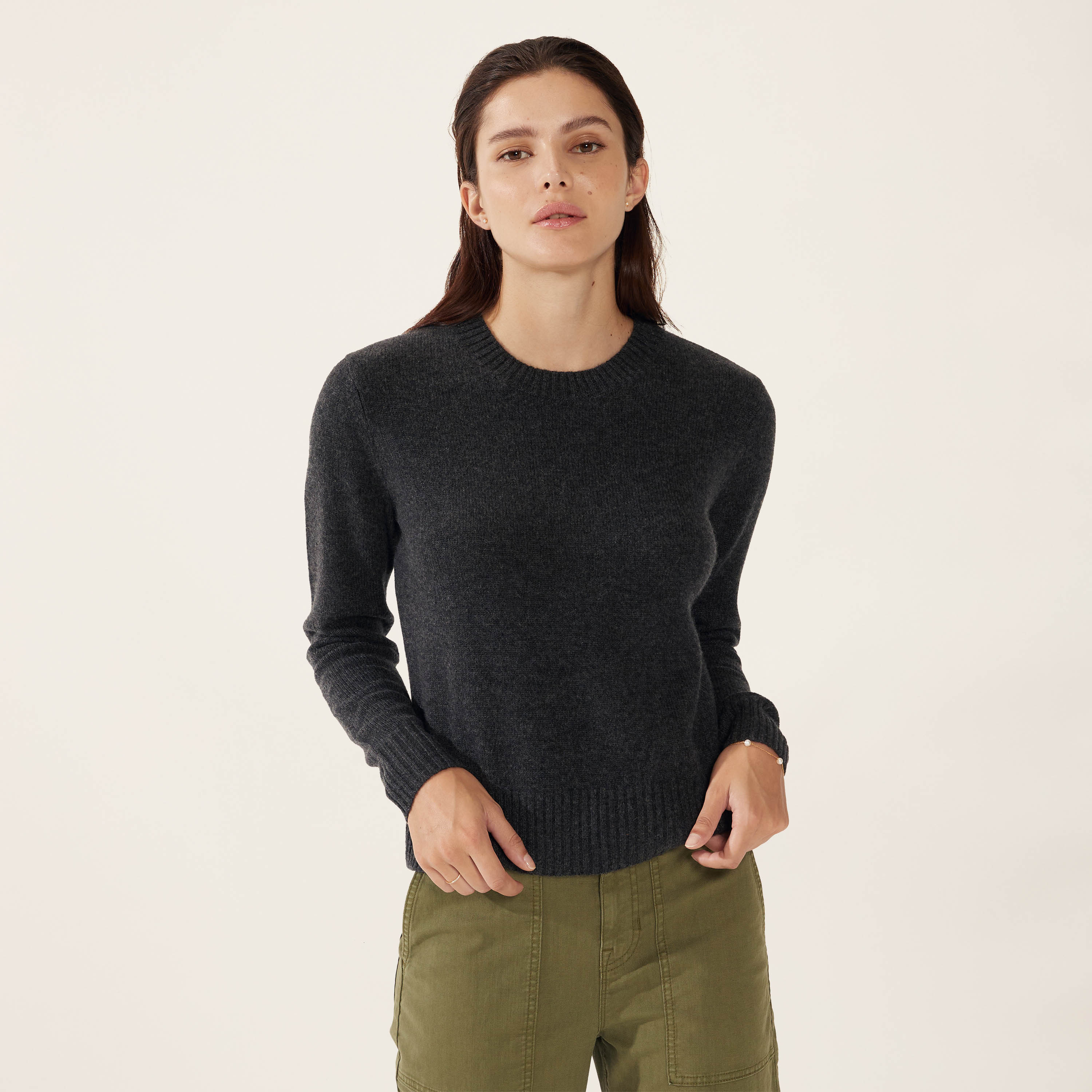 Mila Cashmere Boxy Crop Sweater - Image 55