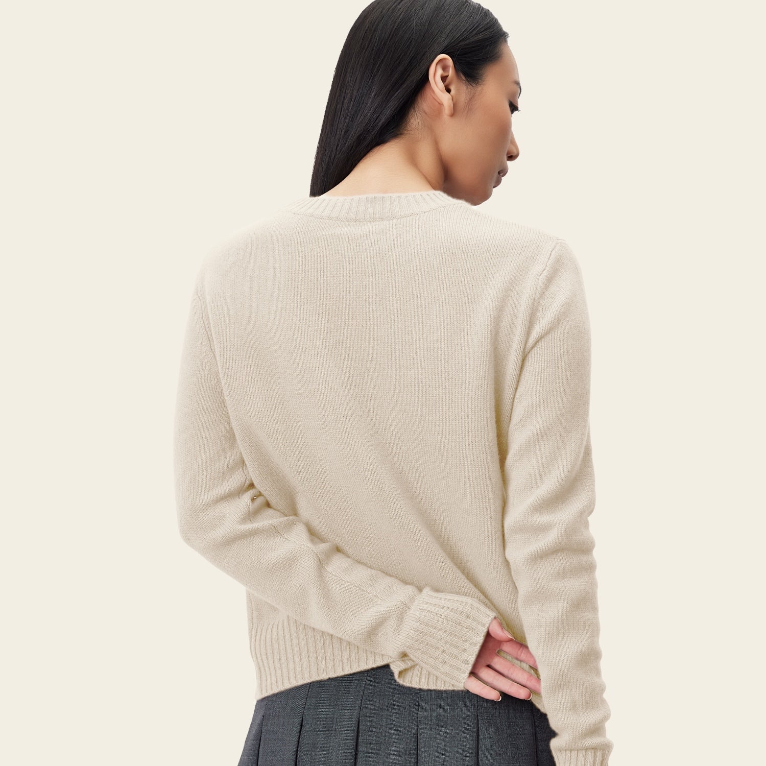 Mila Cashmere Boxy Crop Sweater - Image 58