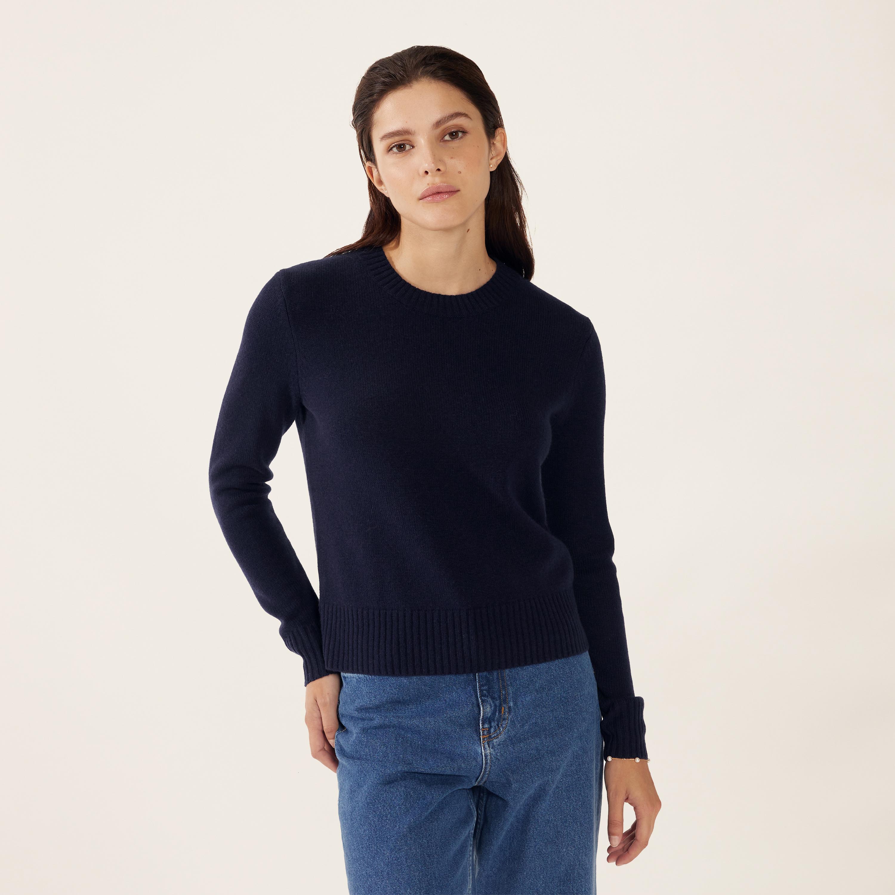 Mila Cashmere Boxy Crop Sweater - Image 59