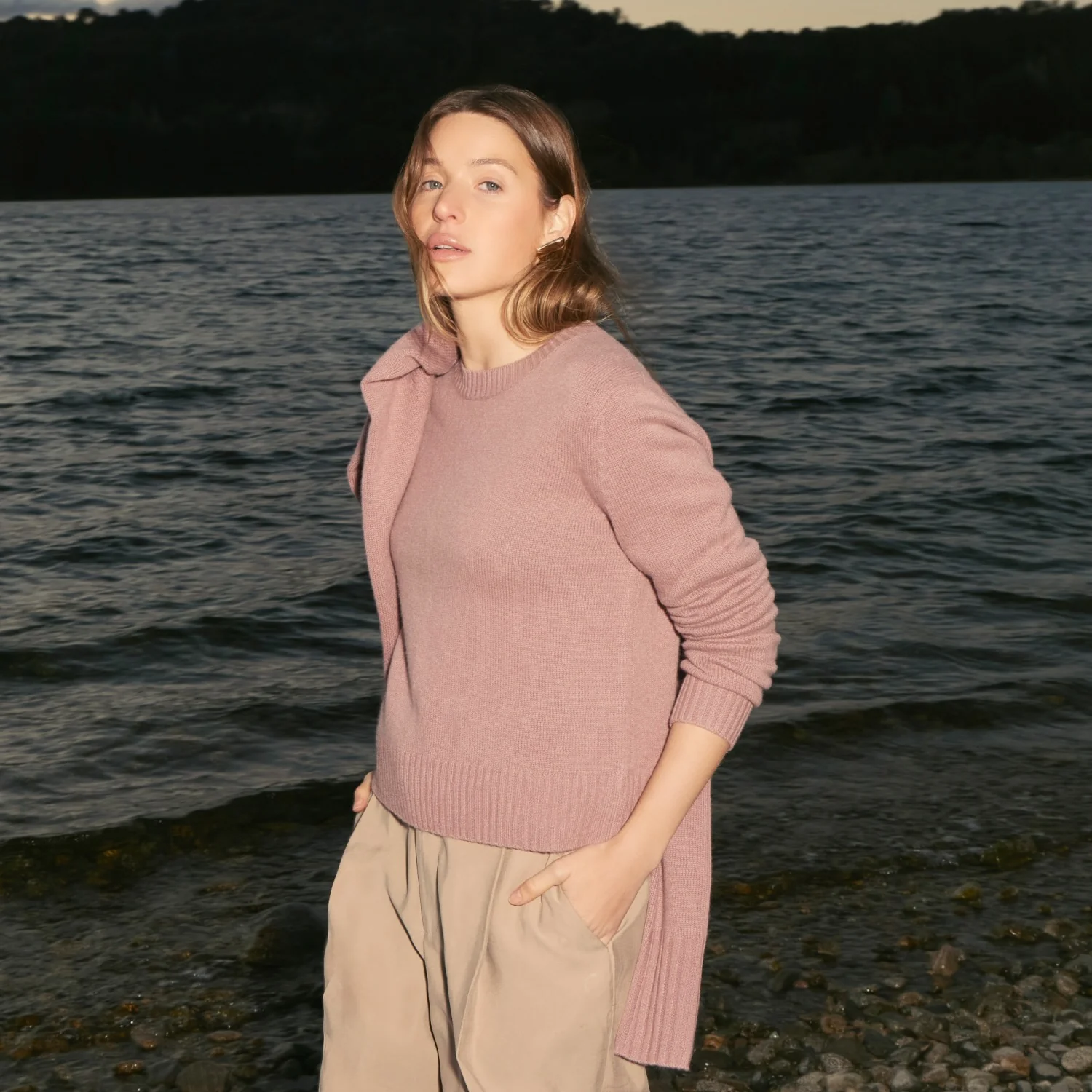 Mila Cashmere Boxy Crop Sweater - Image 61