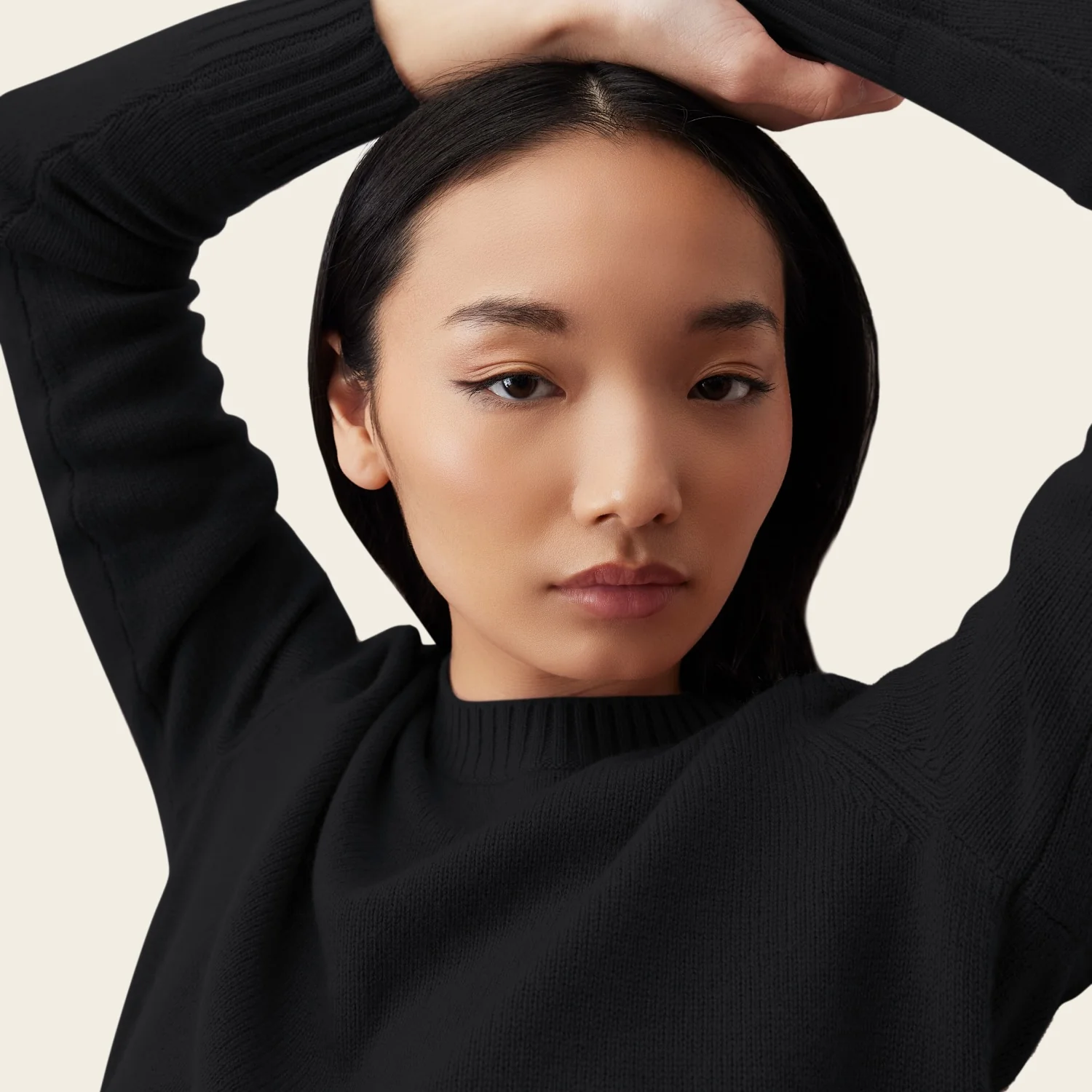 Mila Cashmere Boxy Crop Sweater - Image 67