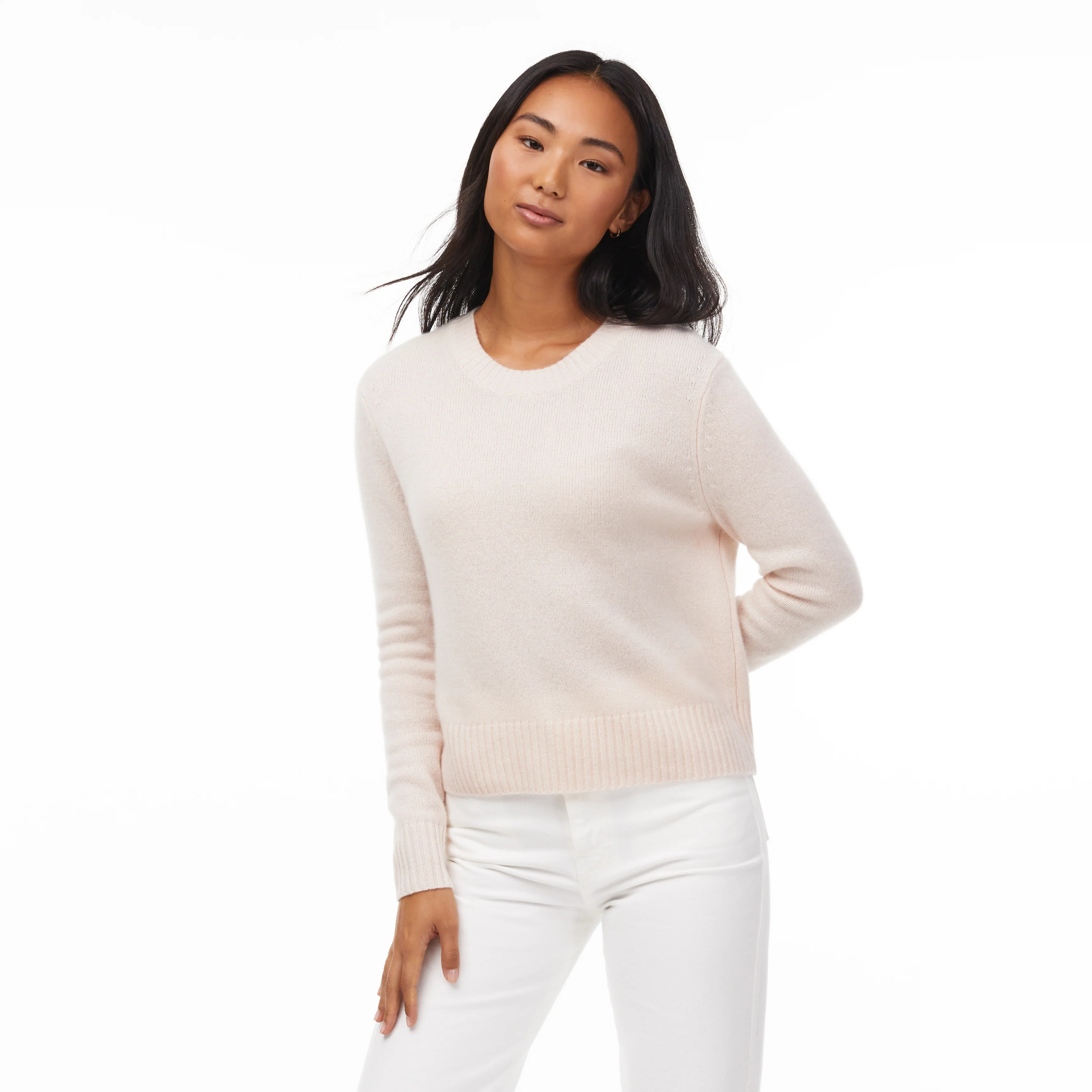 Mila Cashmere Boxy Crop Sweater - Image 8