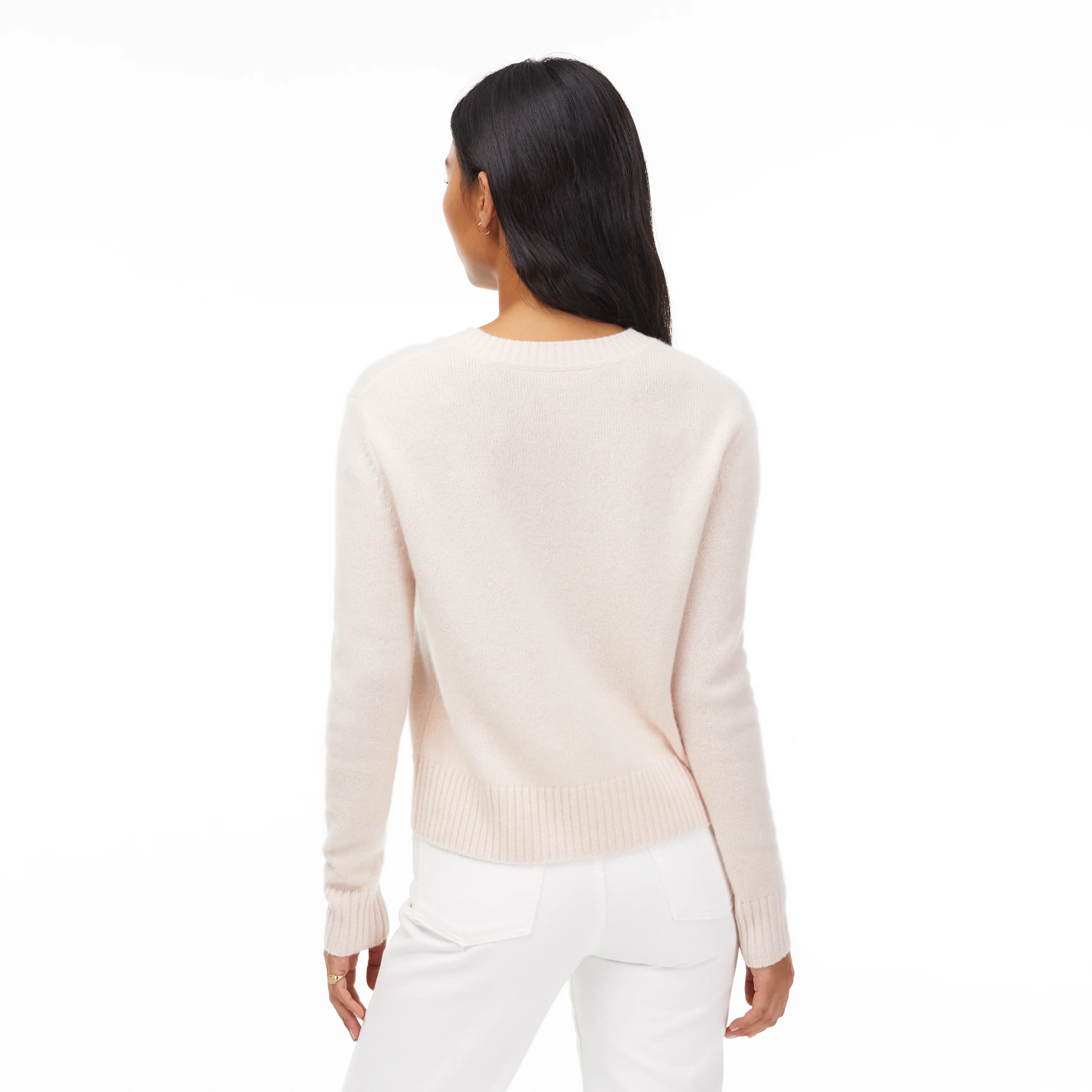 Mila Cashmere Boxy Crop Sweater - Image 9