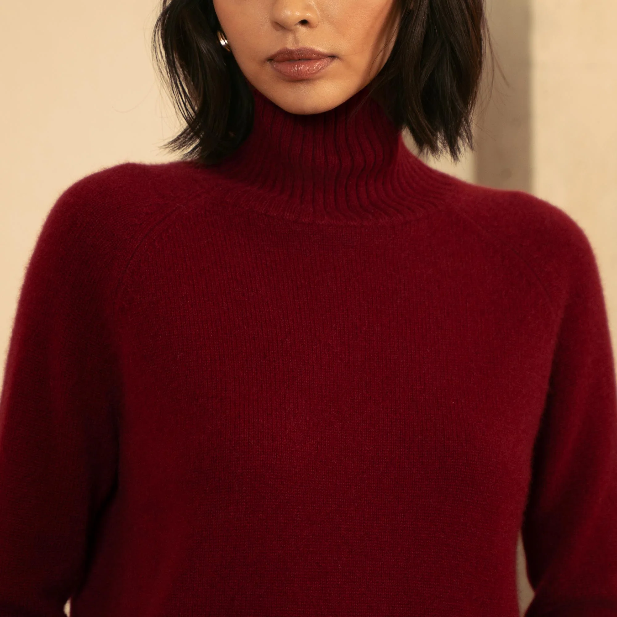 Emma Cashmere Relaxed Turtleneck Sweater - Image 105