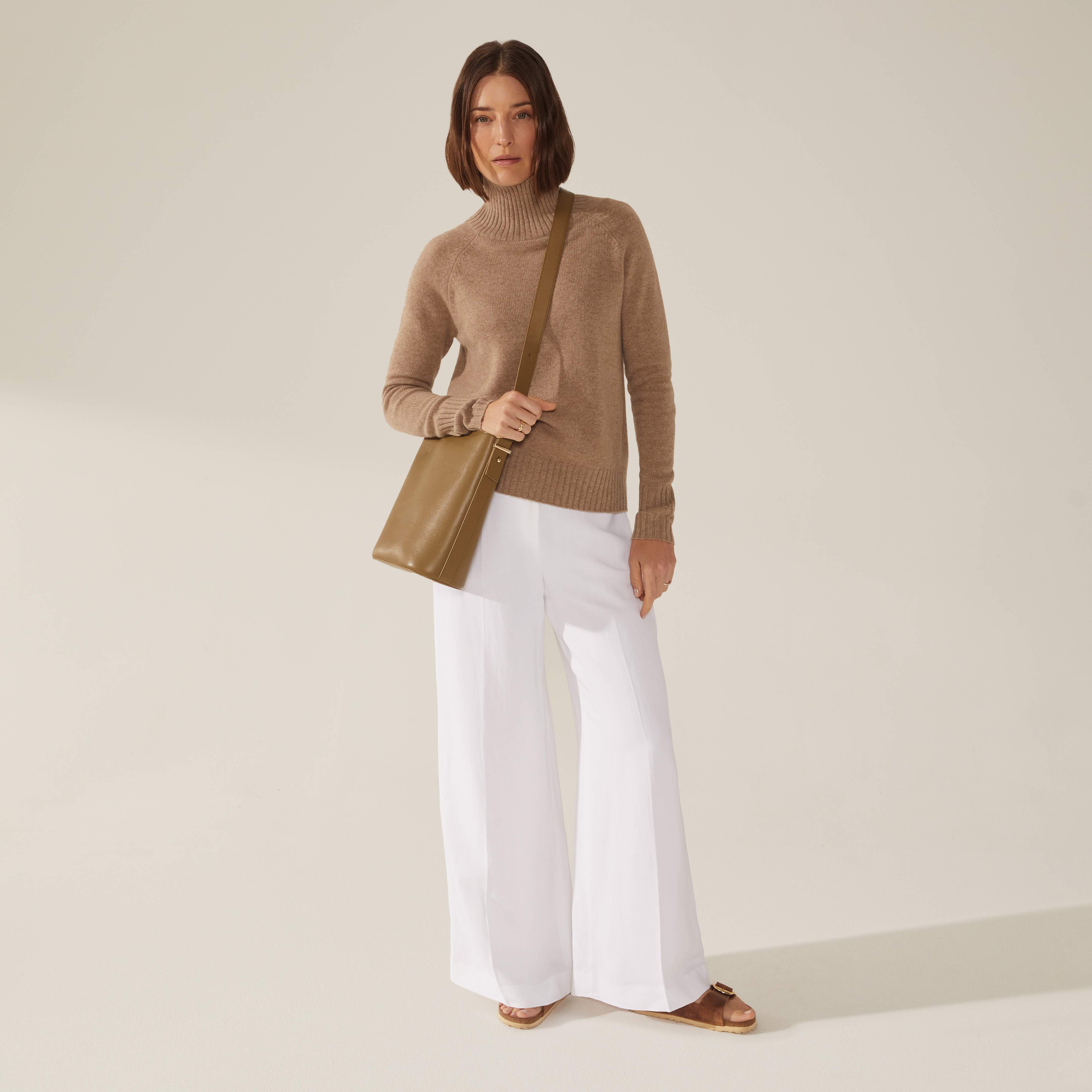 Emma Cashmere Relaxed Turtleneck Sweater - Image 13