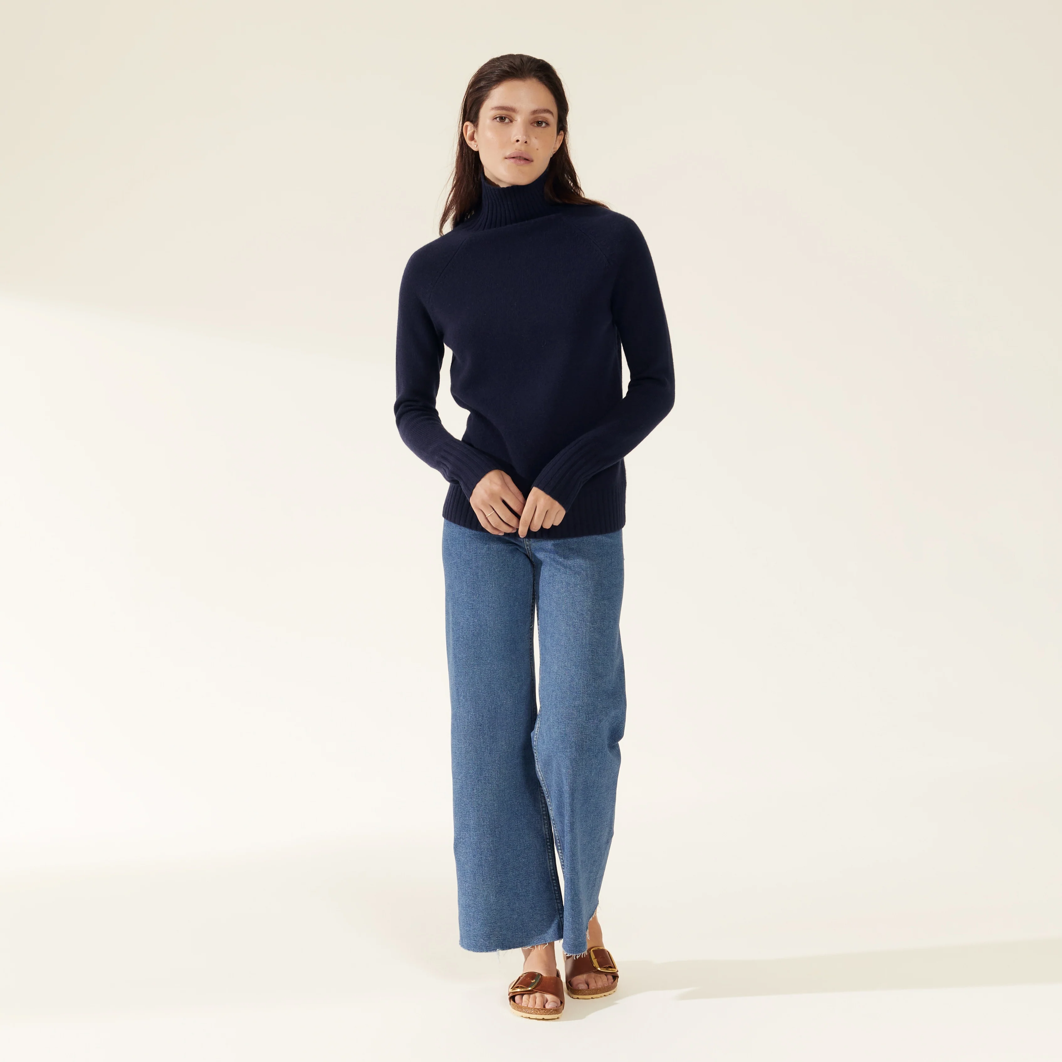 Emma Cashmere Relaxed Turtleneck Sweater - Image 27