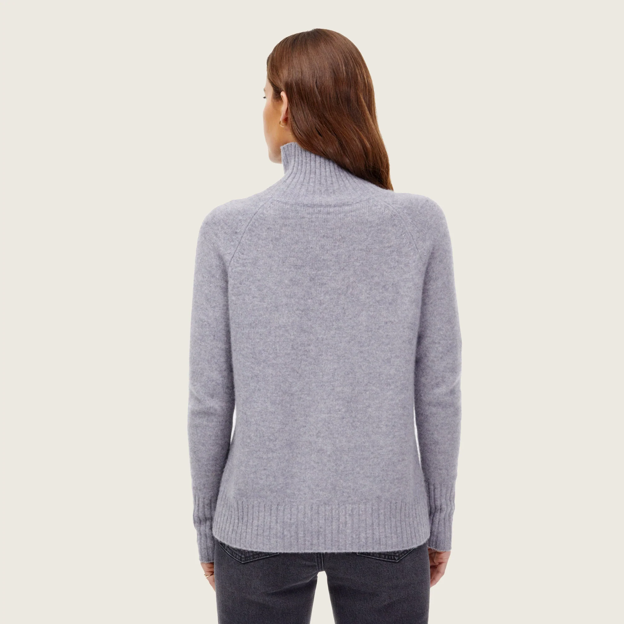 Emma Cashmere Relaxed Turtleneck Sweater - Image 59