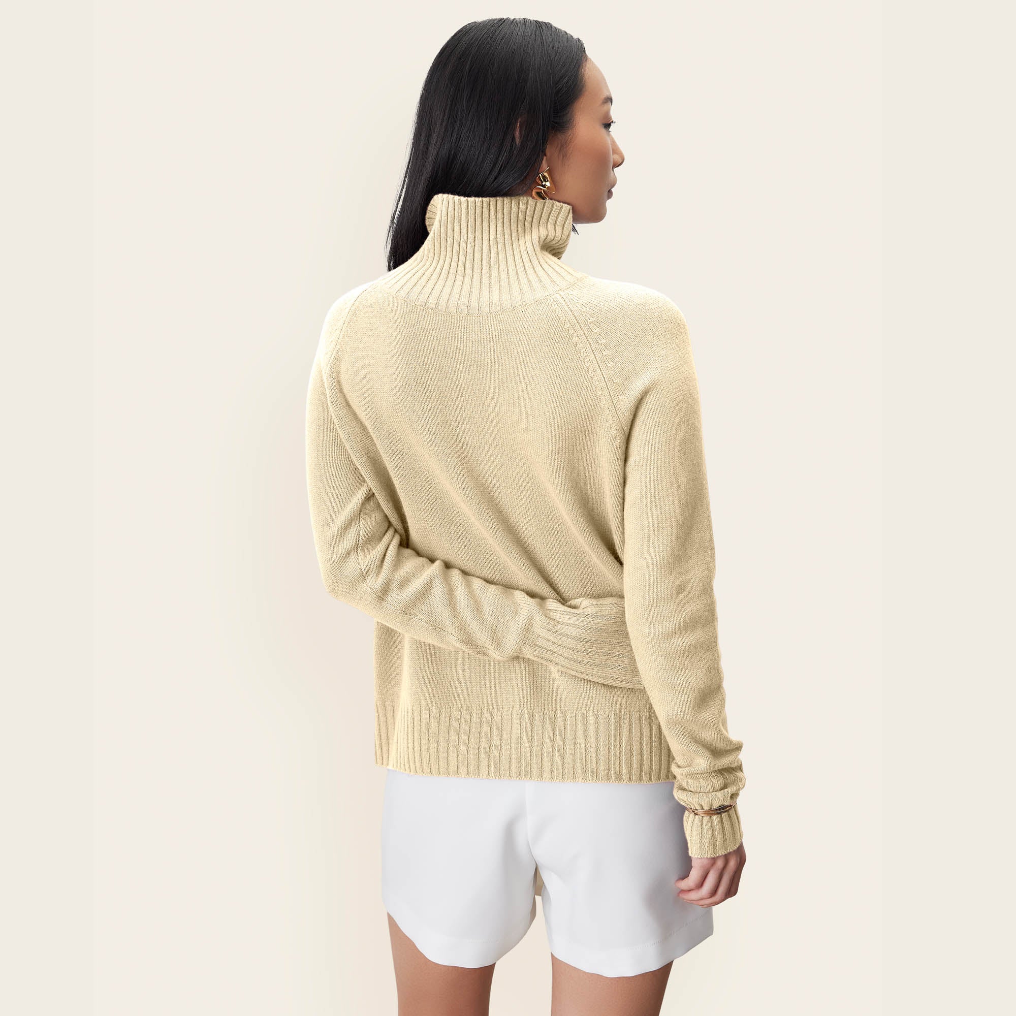 Emma Cashmere Relaxed Turtleneck Sweater - Image 66