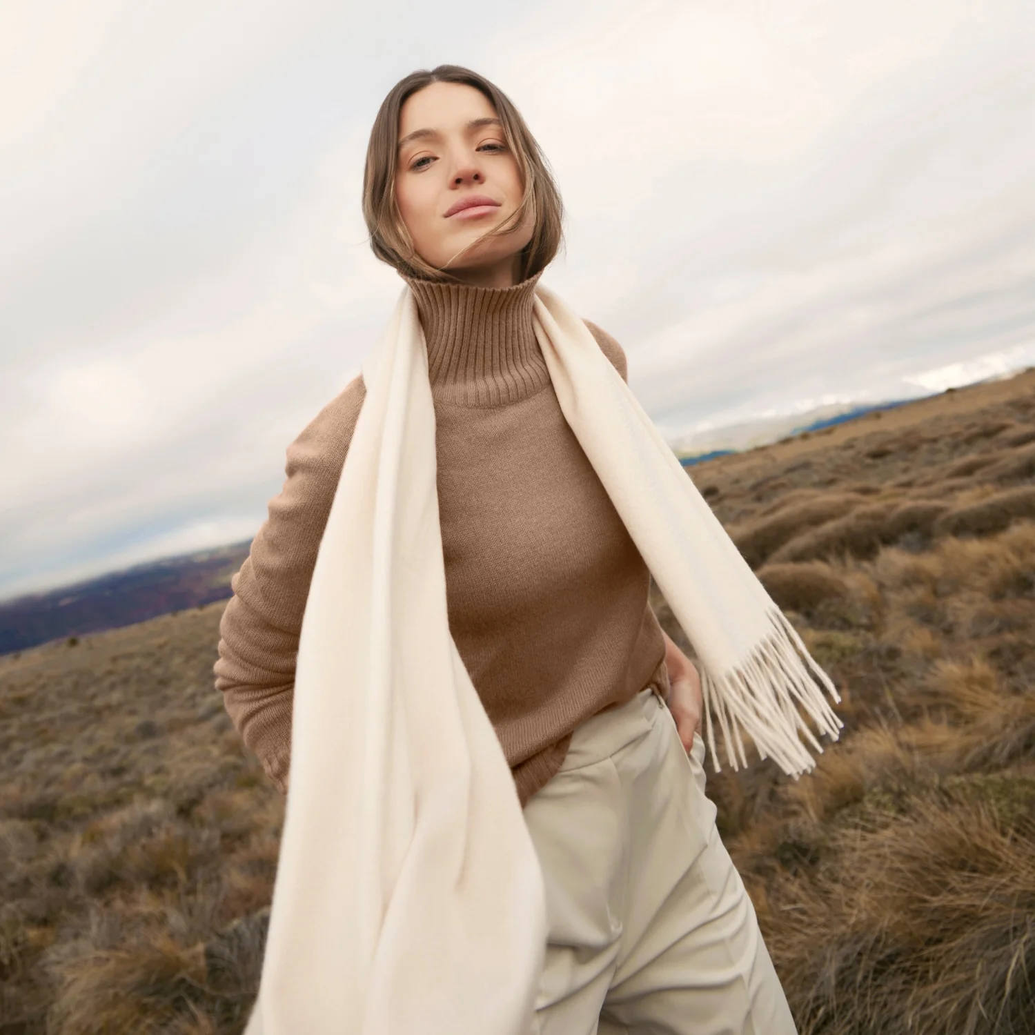 Emma Cashmere Relaxed Turtleneck Sweater - Image 68