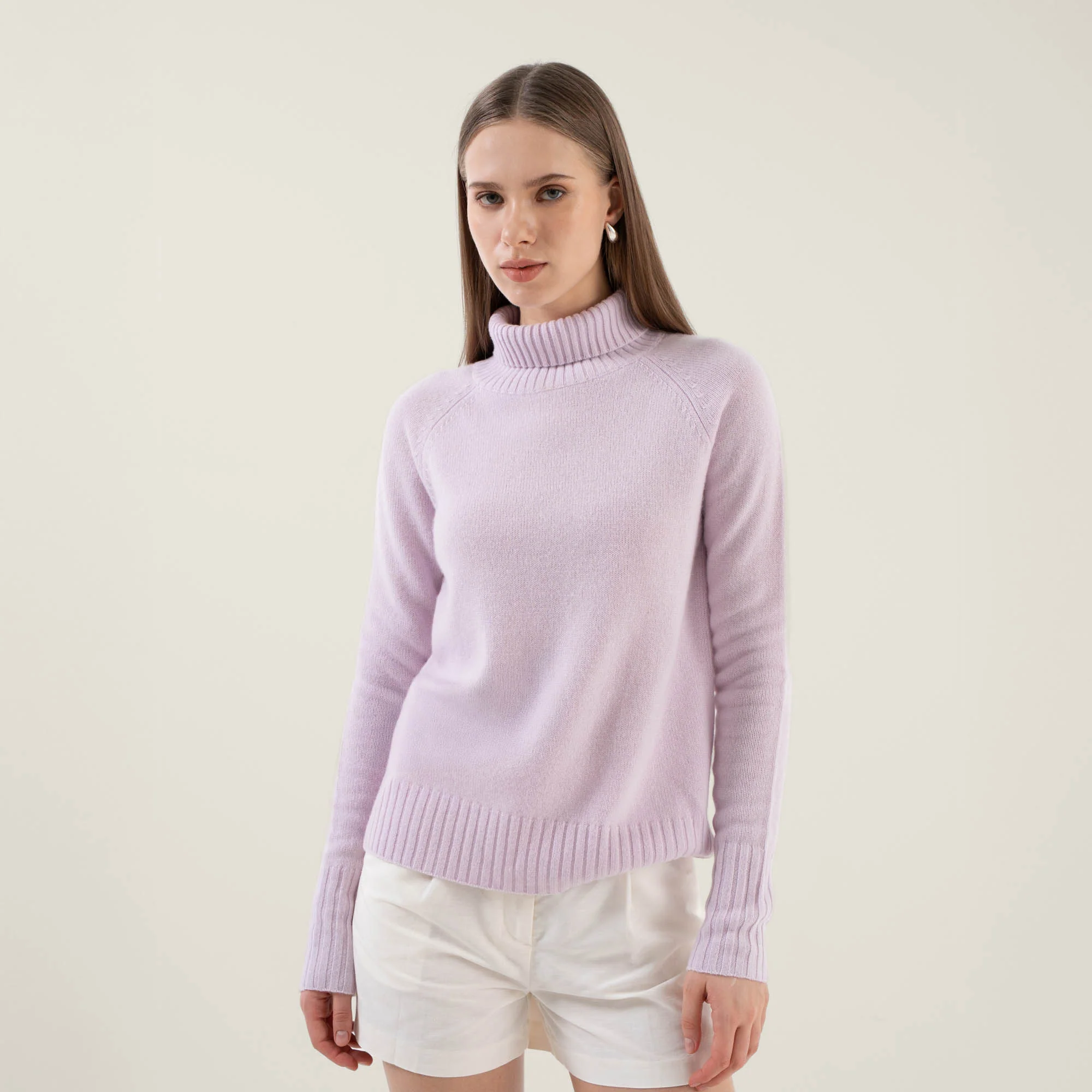 Emma Cashmere Relaxed Turtleneck Sweater - Image 80