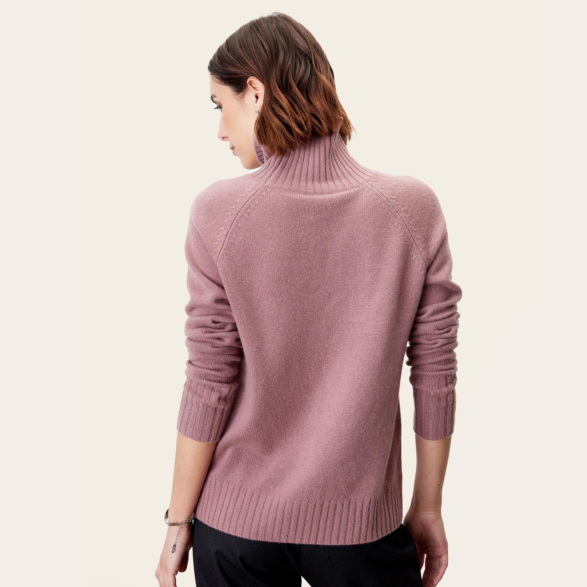 Emma Cashmere Relaxed Turtleneck Sweater - Image 89