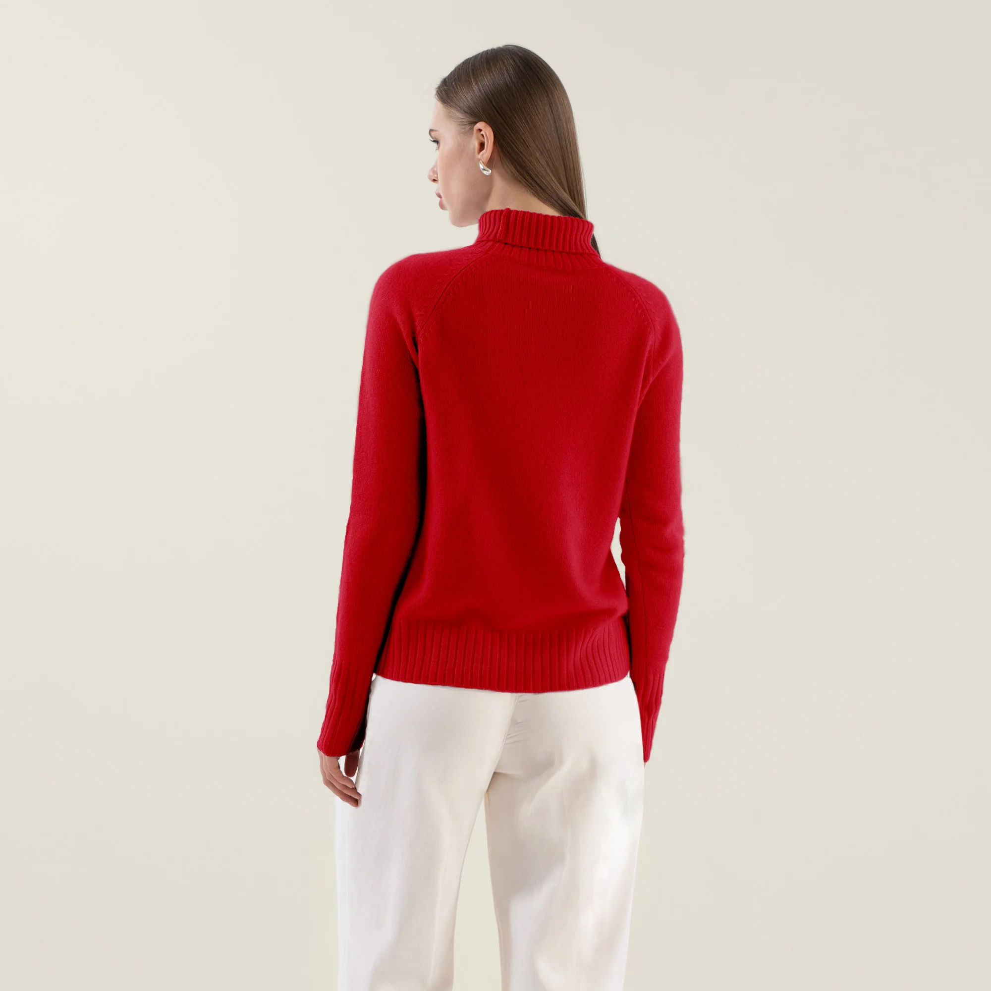 Emma Cashmere Relaxed Turtleneck Sweater - Image 98