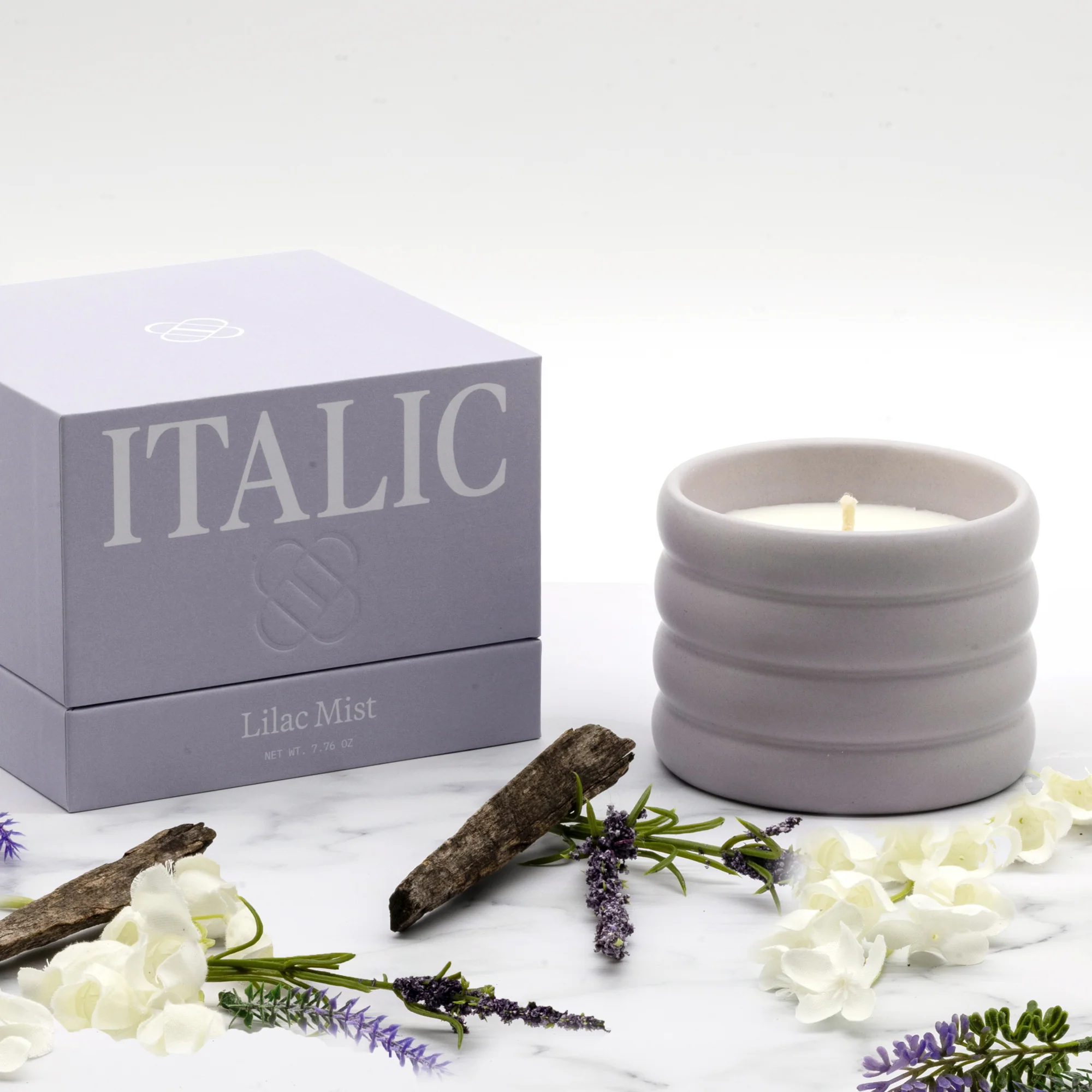 Soy Wax Ceramic Candle & Wick Trimmer Set - Image 11