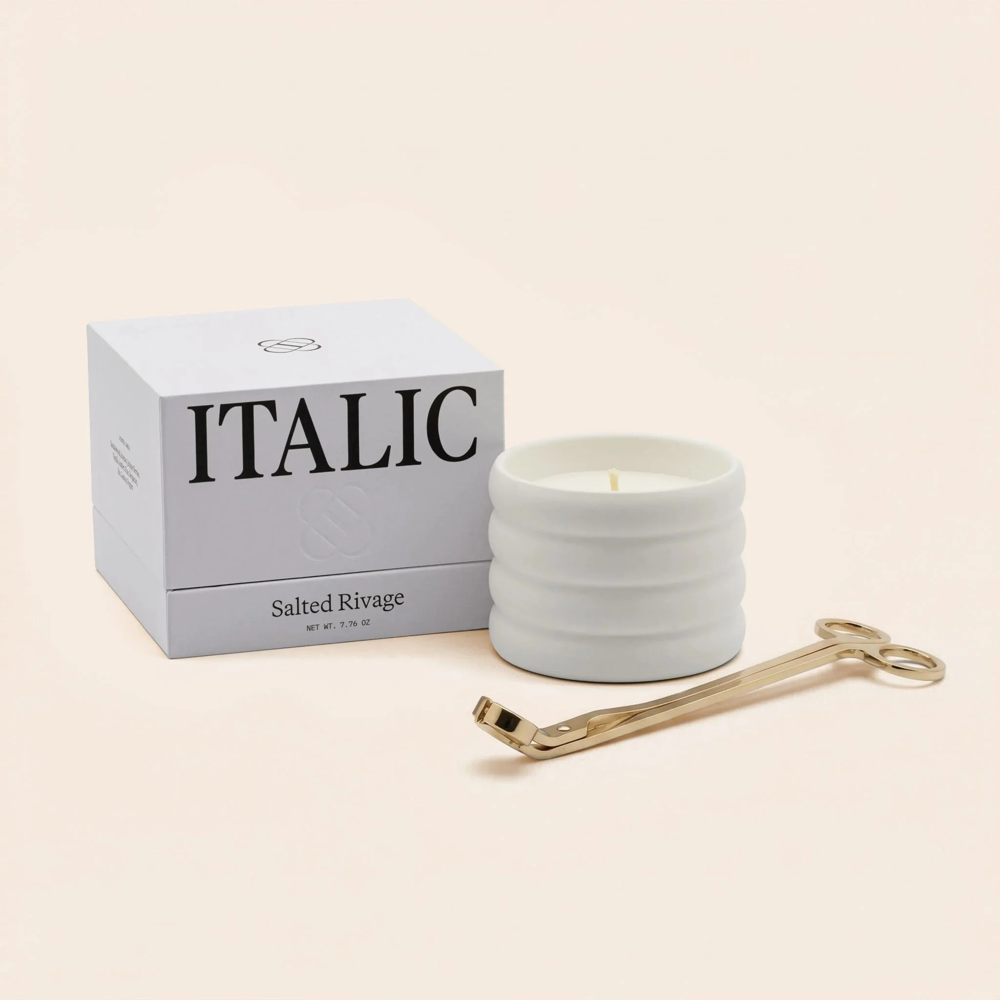 Soy Wax Ceramic Candle & Wick Trimmer Set - Image 13