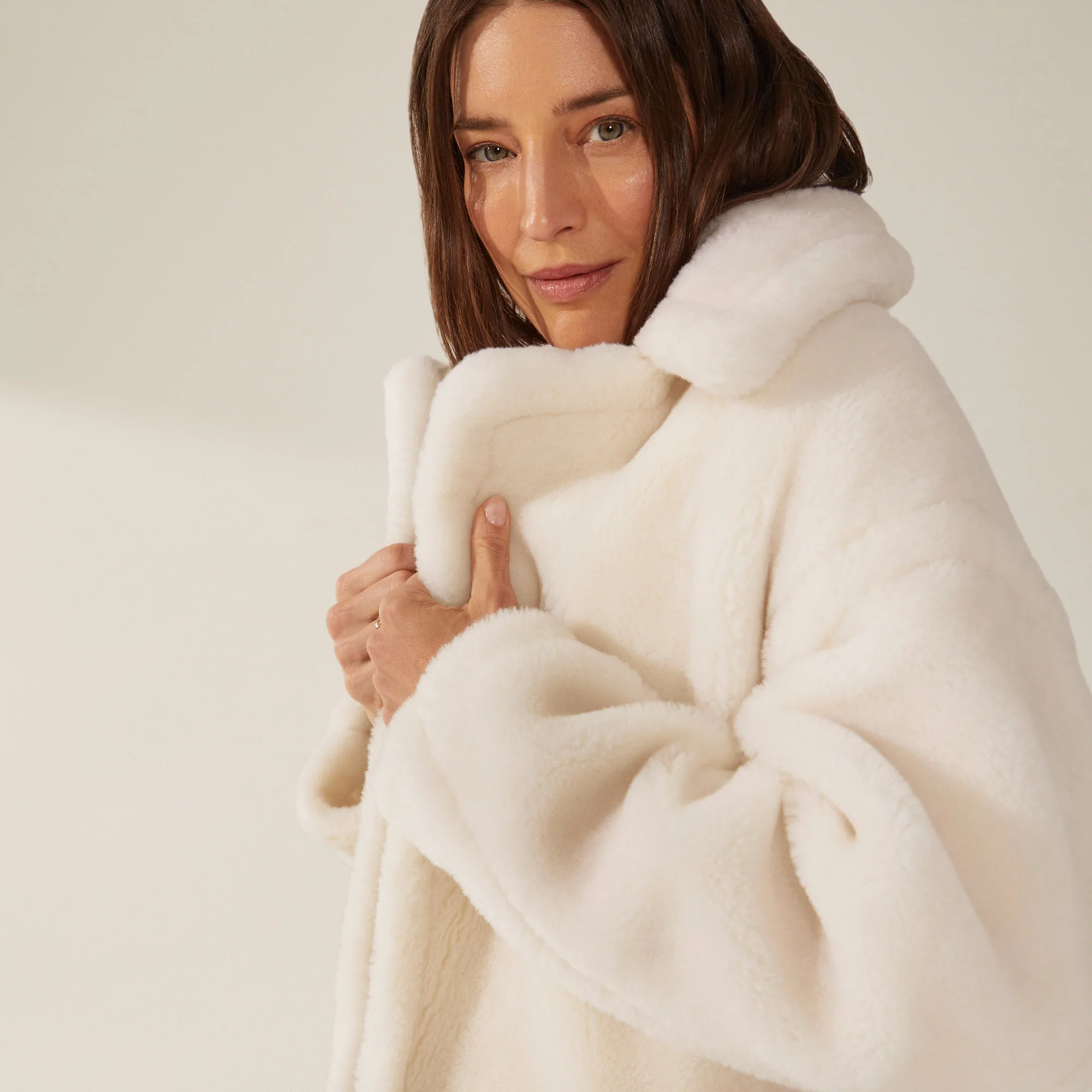 Charlotte Australian Wool Oversized Teddy Coat - Image 16