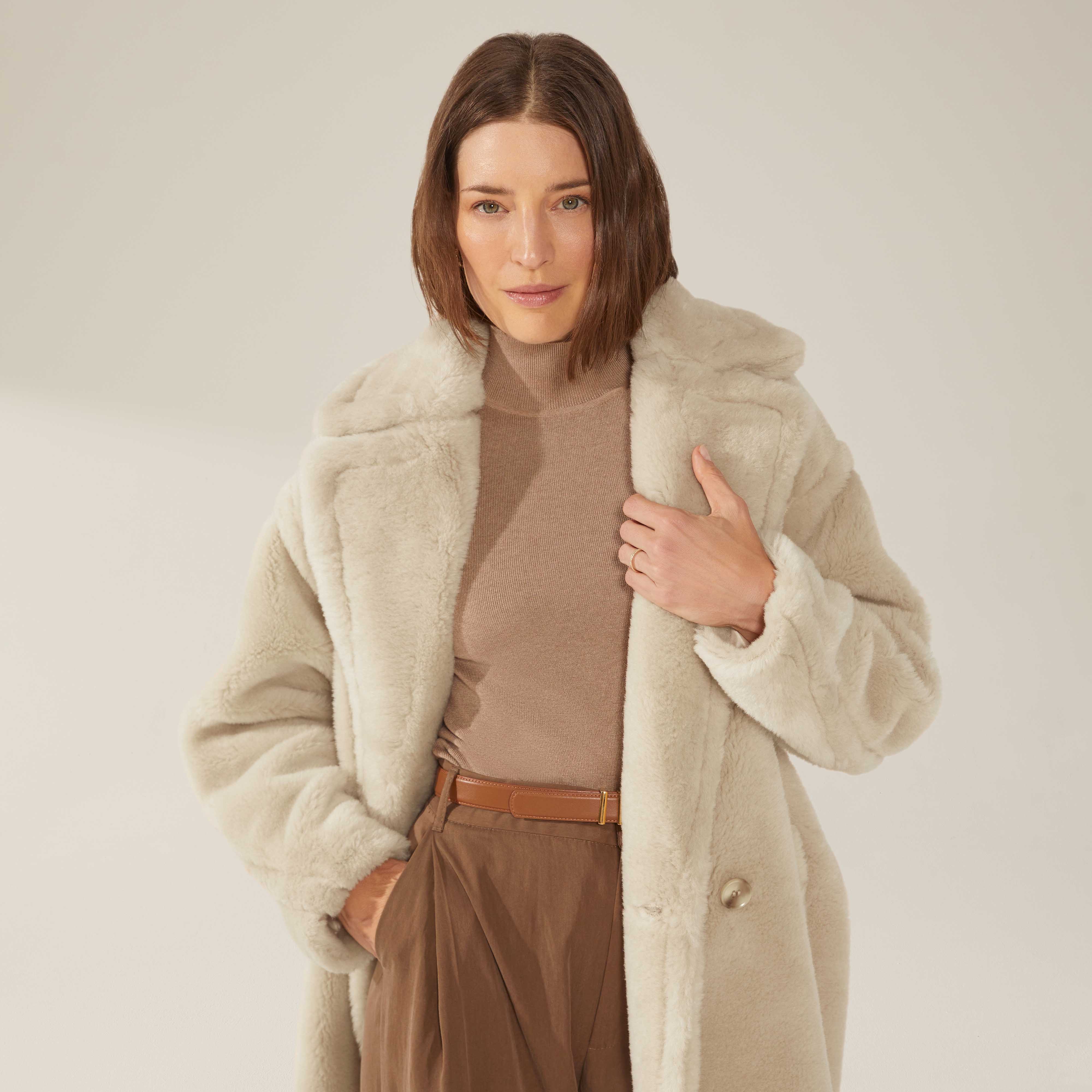 Charlotte Australian Wool Oversized Teddy Coat - Image 5