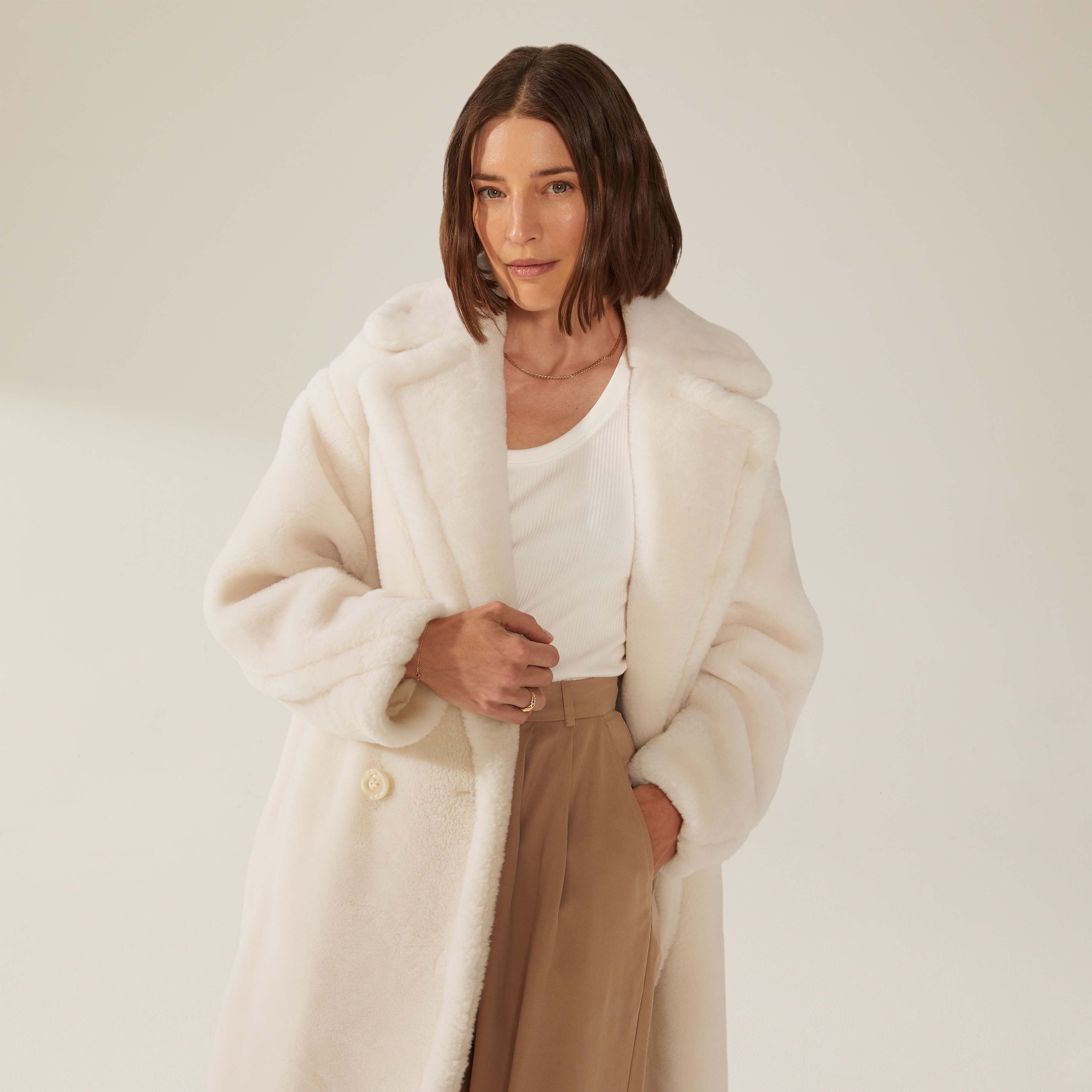 Charlotte Australian Wool Oversized Teddy Coat - Image 7