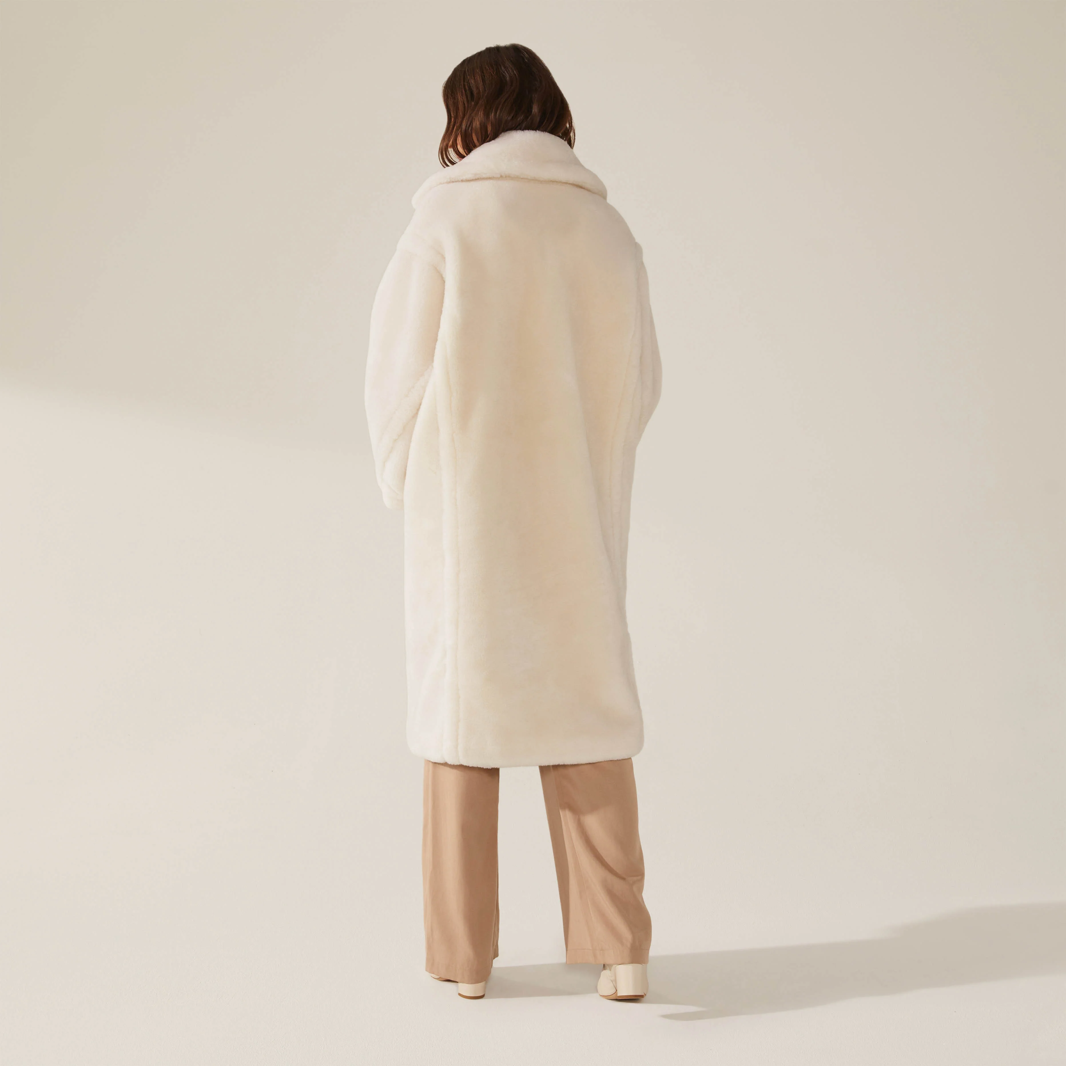Charlotte Australian Wool Oversized Teddy Coat - Image 8