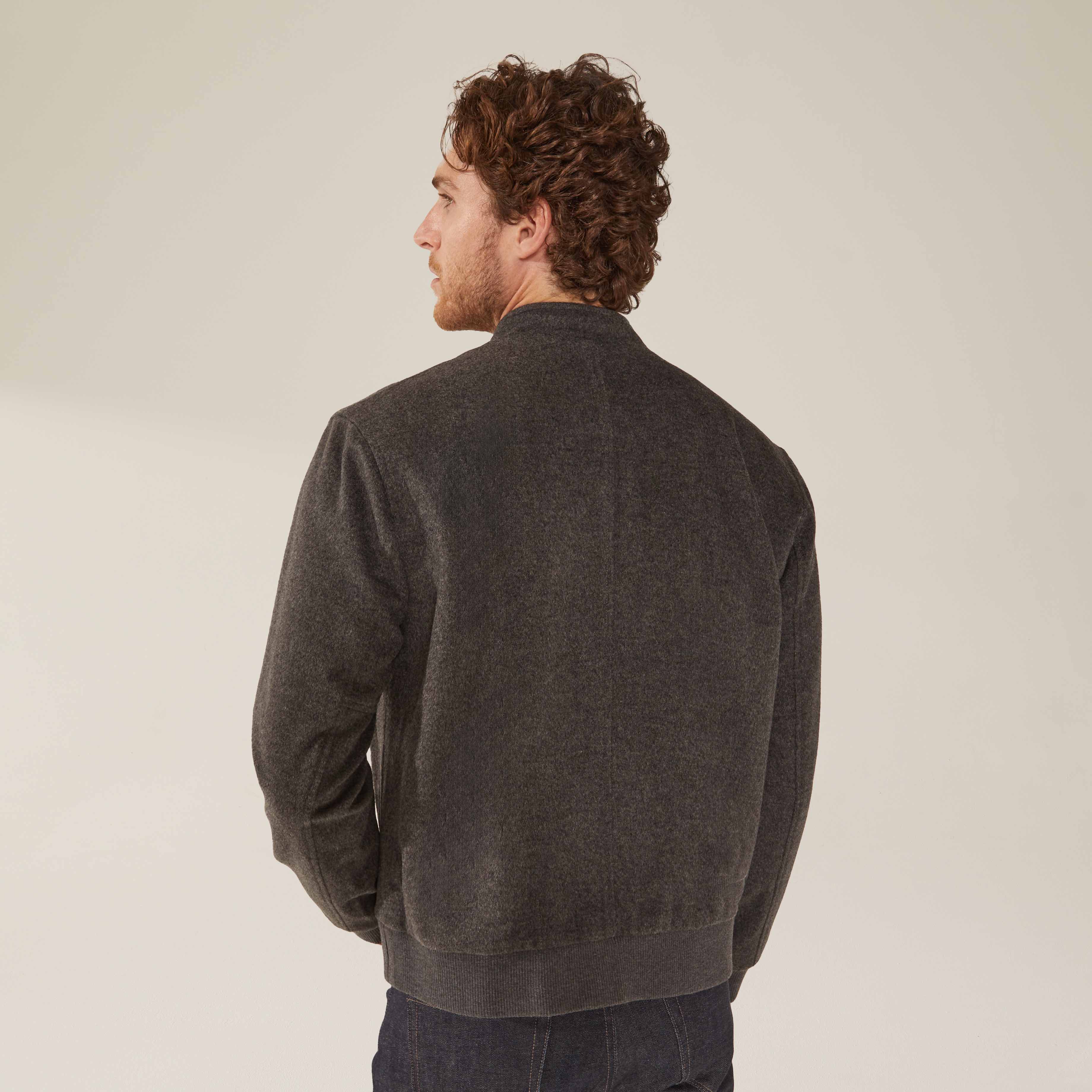 Chase Cashmere-Wool Bomber Jacket - Image 10