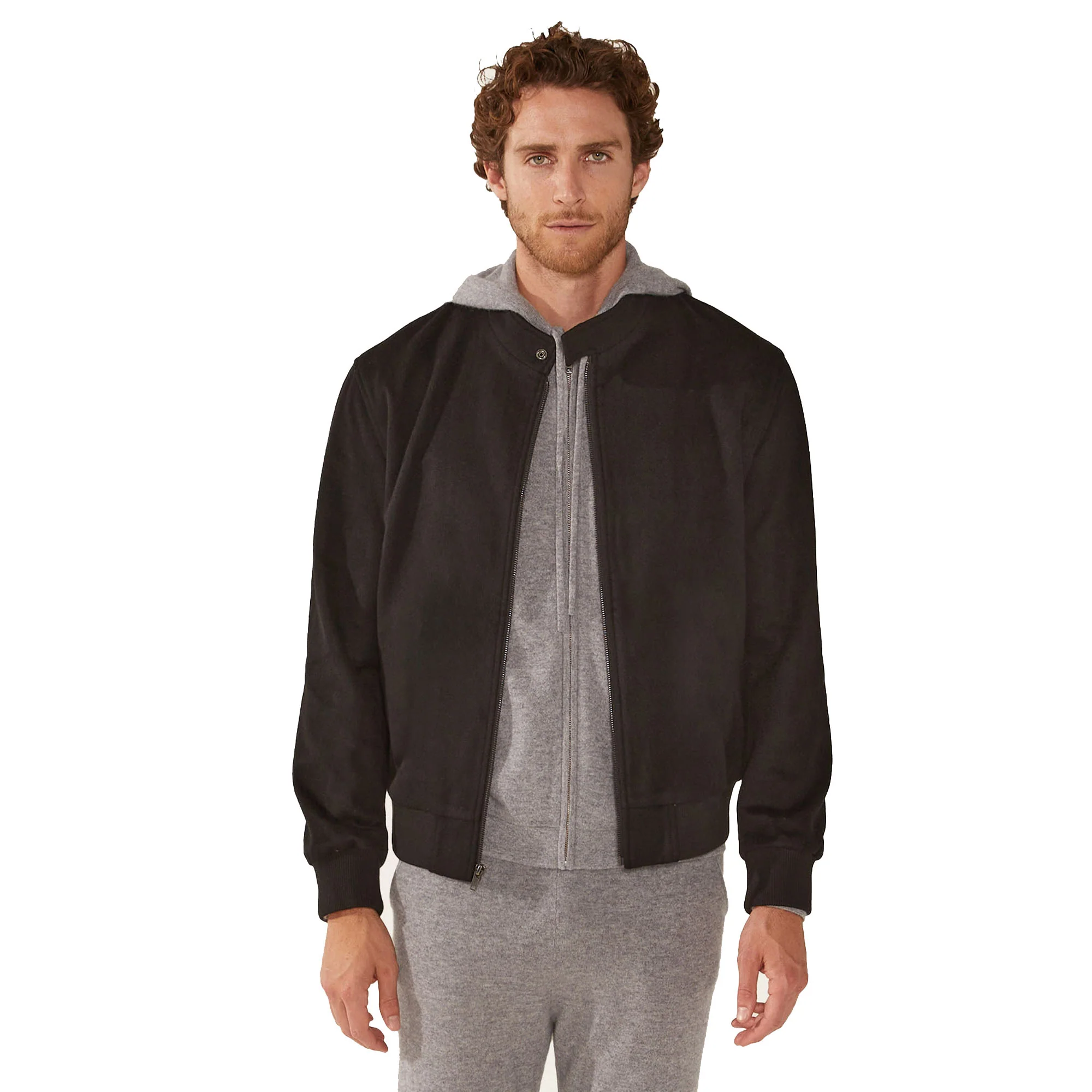 Chase Cashmere-Wool Bomber Jacket - Image 13