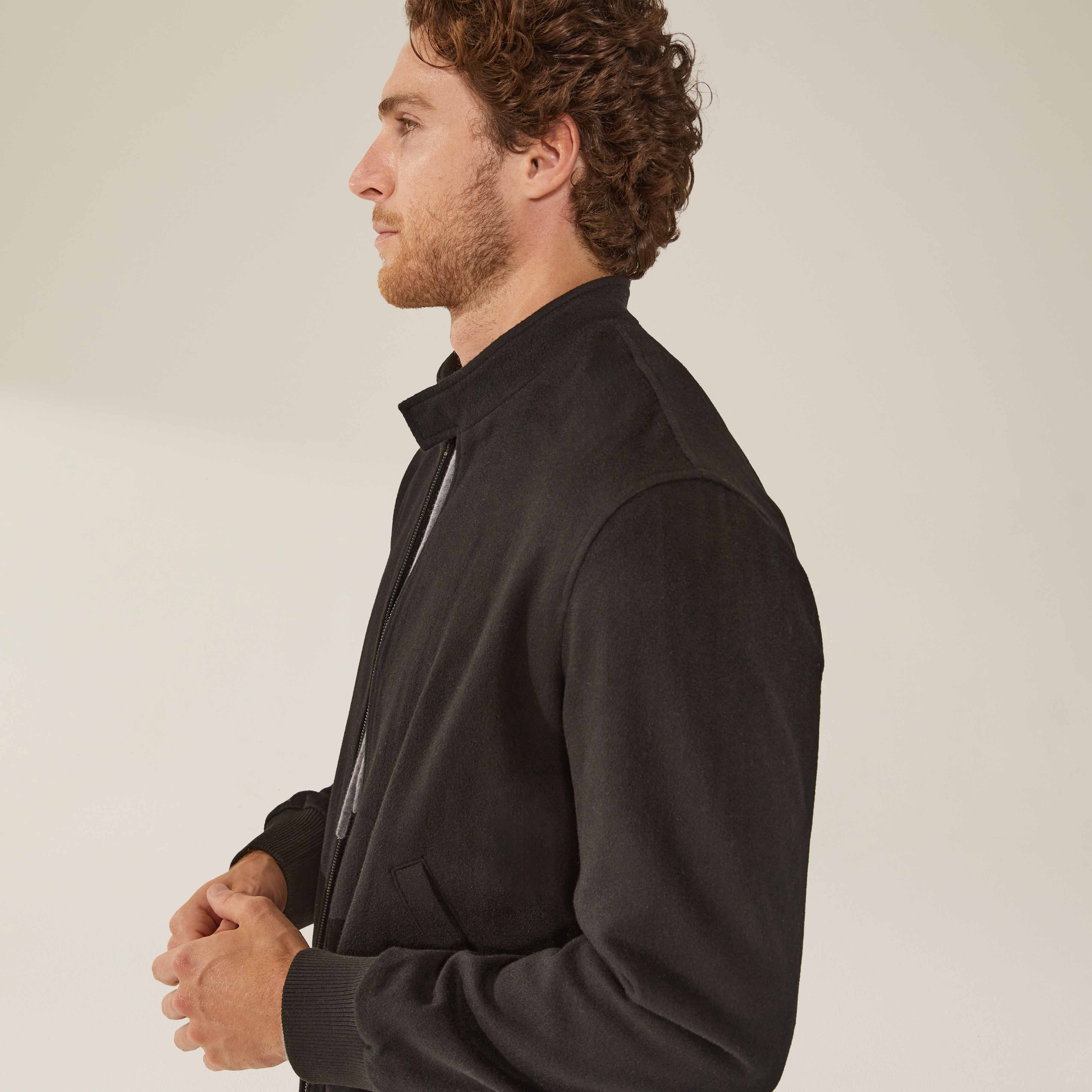 Chase Cashmere-Wool Bomber Jacket - Image 4
