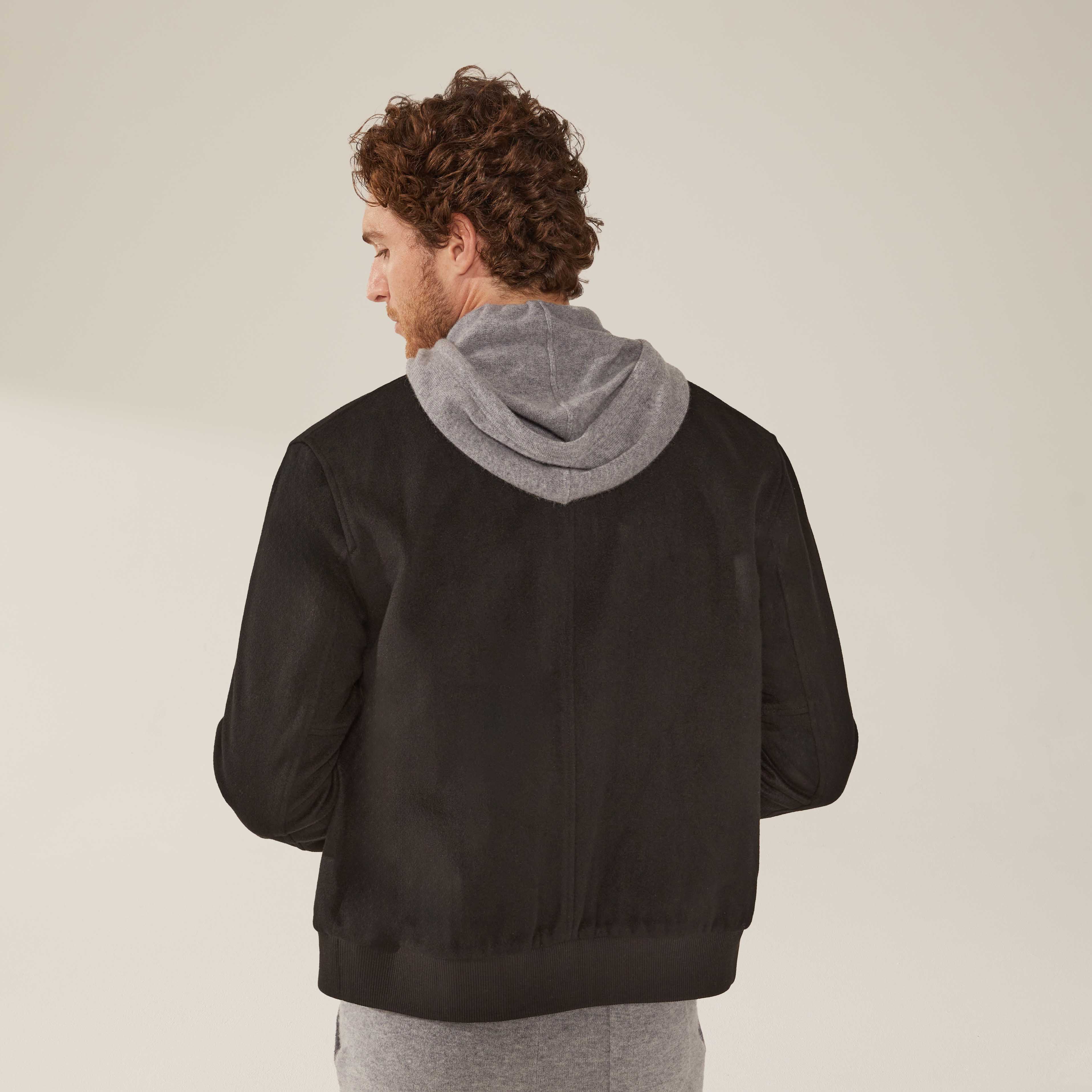 Chase Cashmere-Wool Bomber Jacket - Image 6