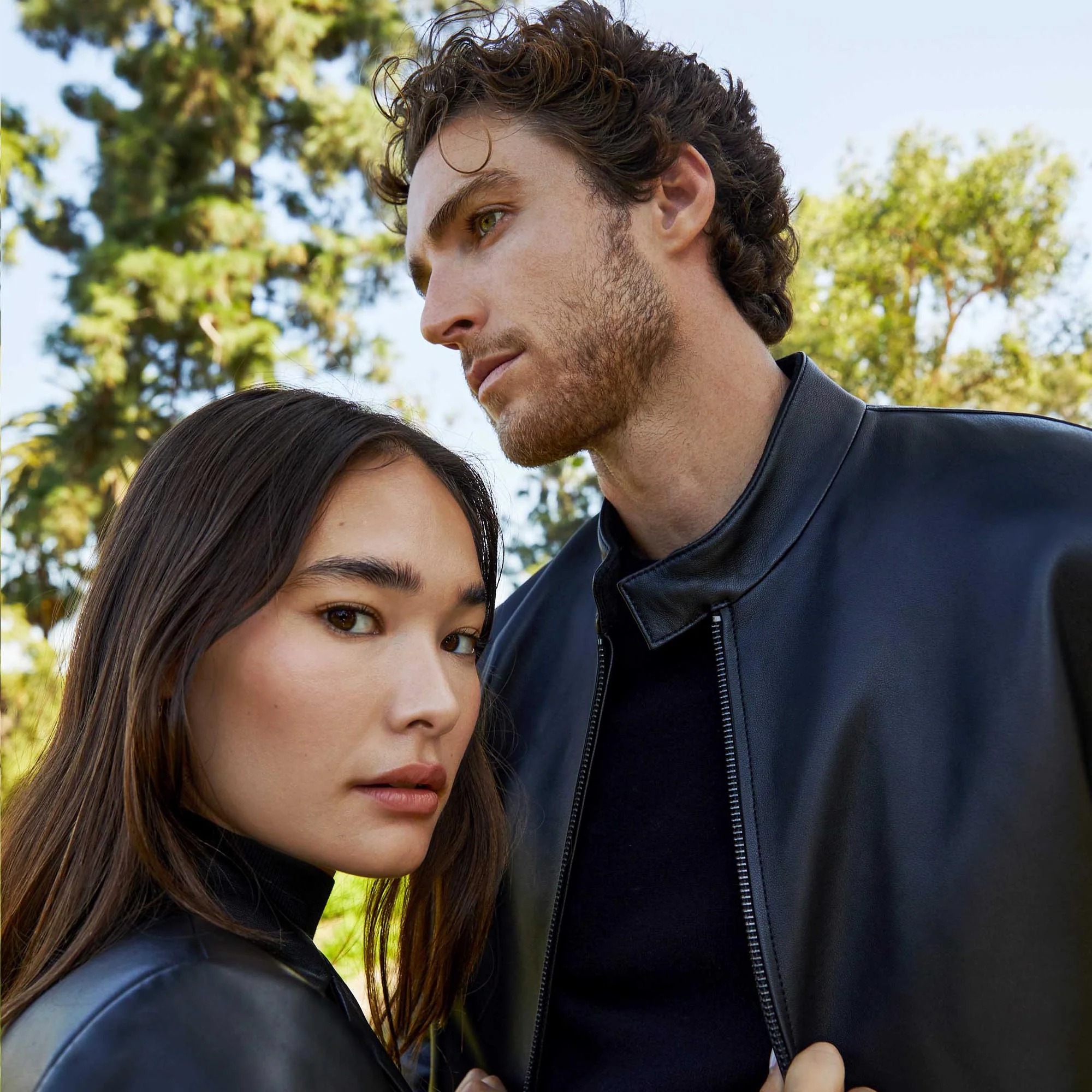 Chase Lambskin Leather Bomber Jacket - Image 13