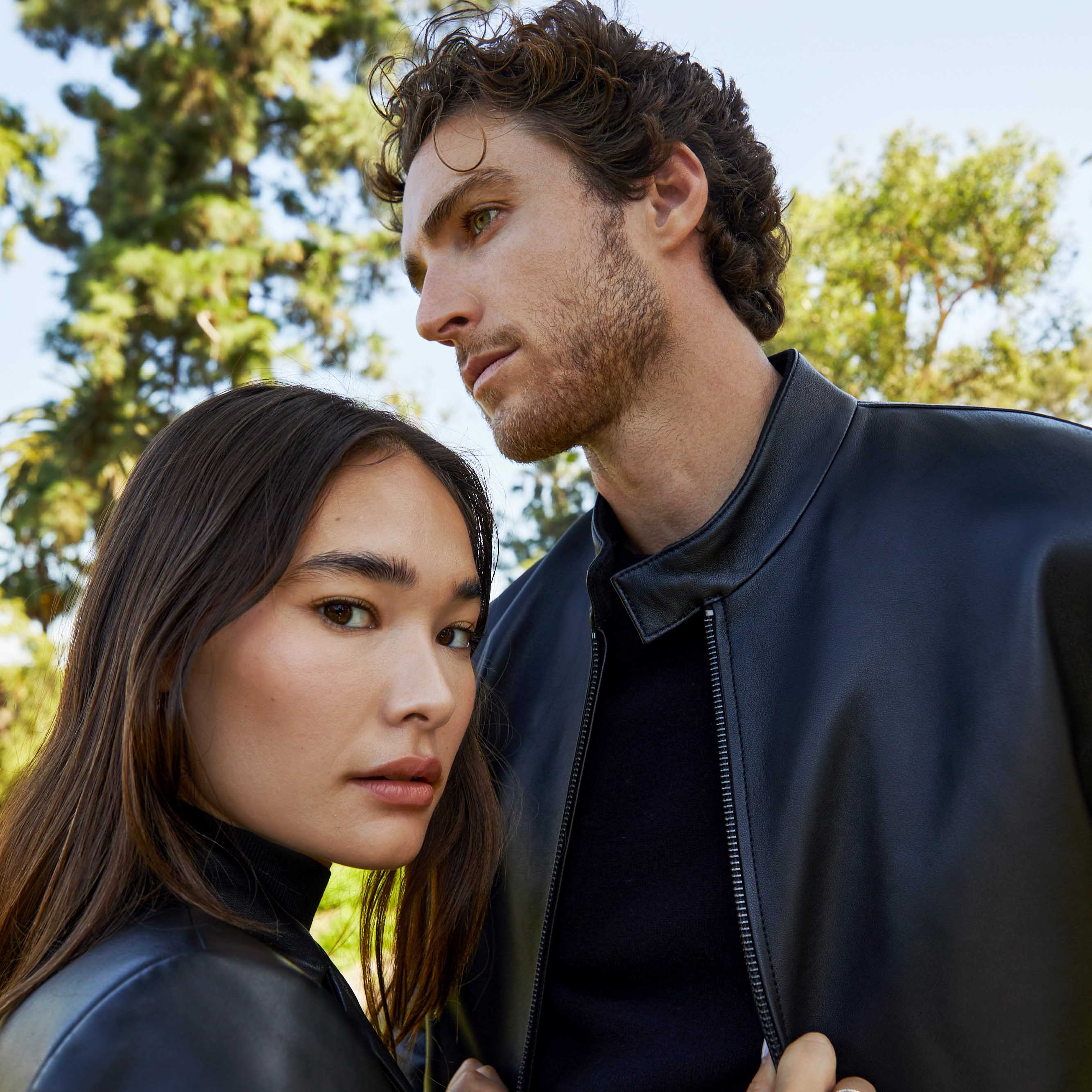 Chase Lambskin Leather Bomber Jacket - Image 6