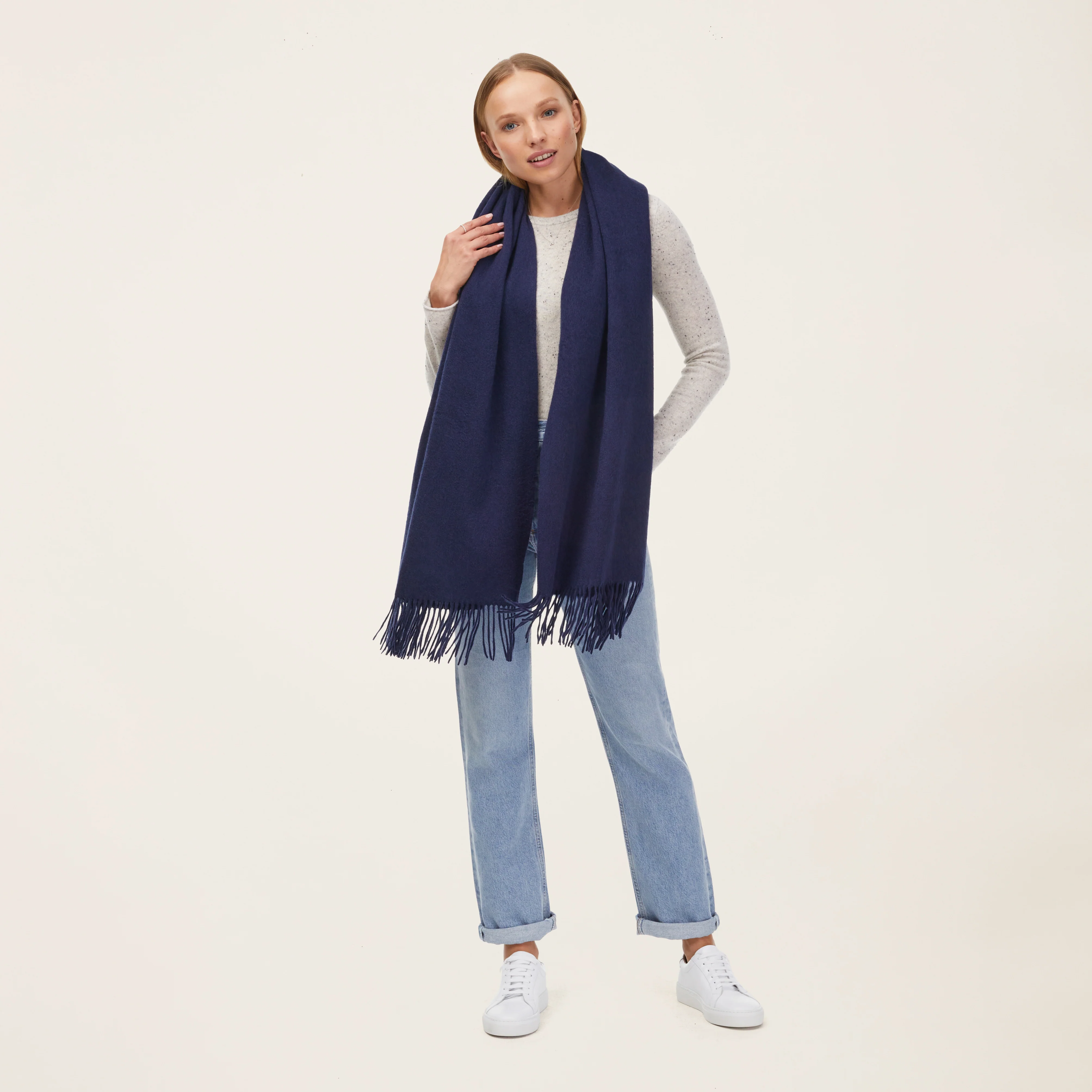 Cleo Oversized Cashmere Scarf - Image 14