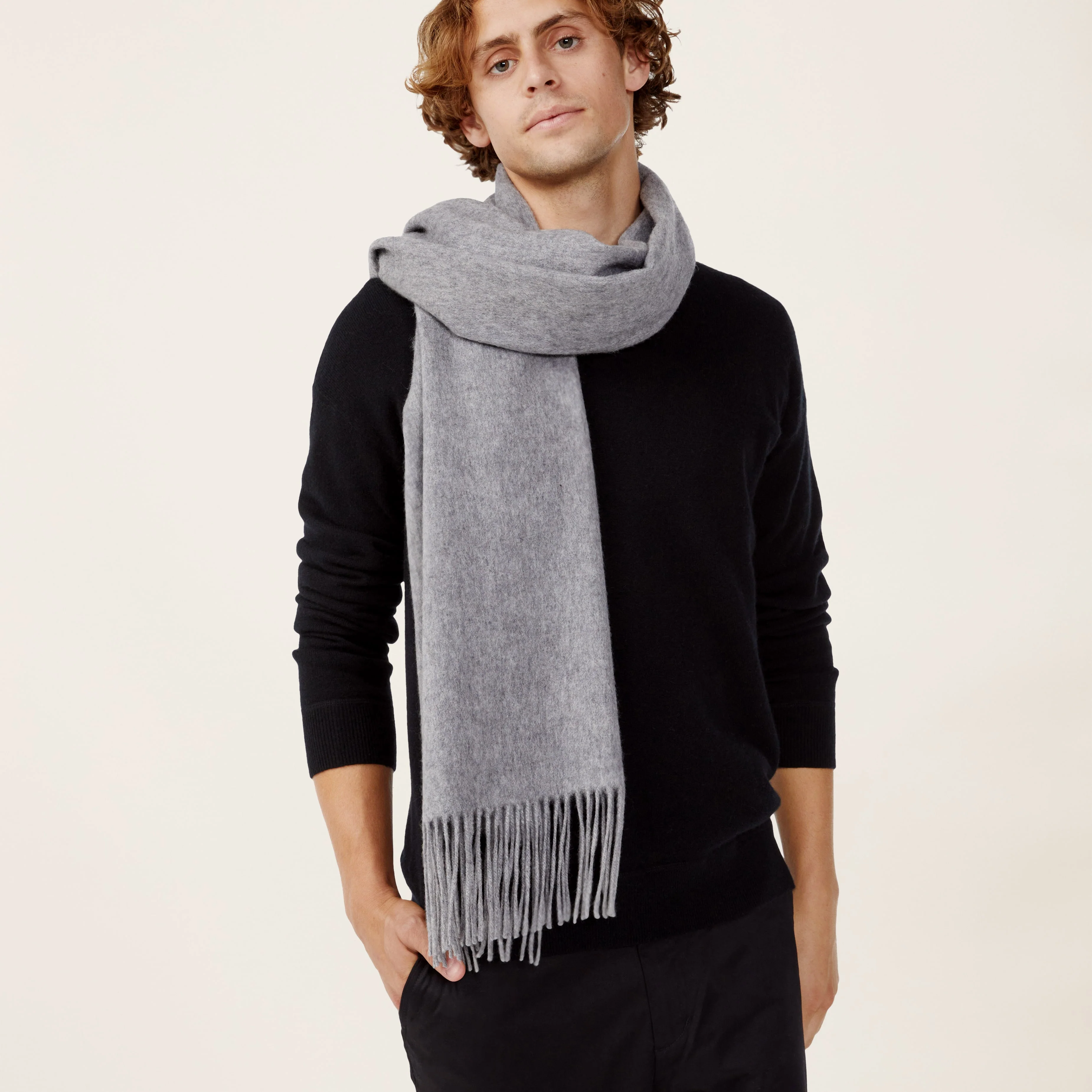 Cleo Oversized Cashmere Scarf - Image 17