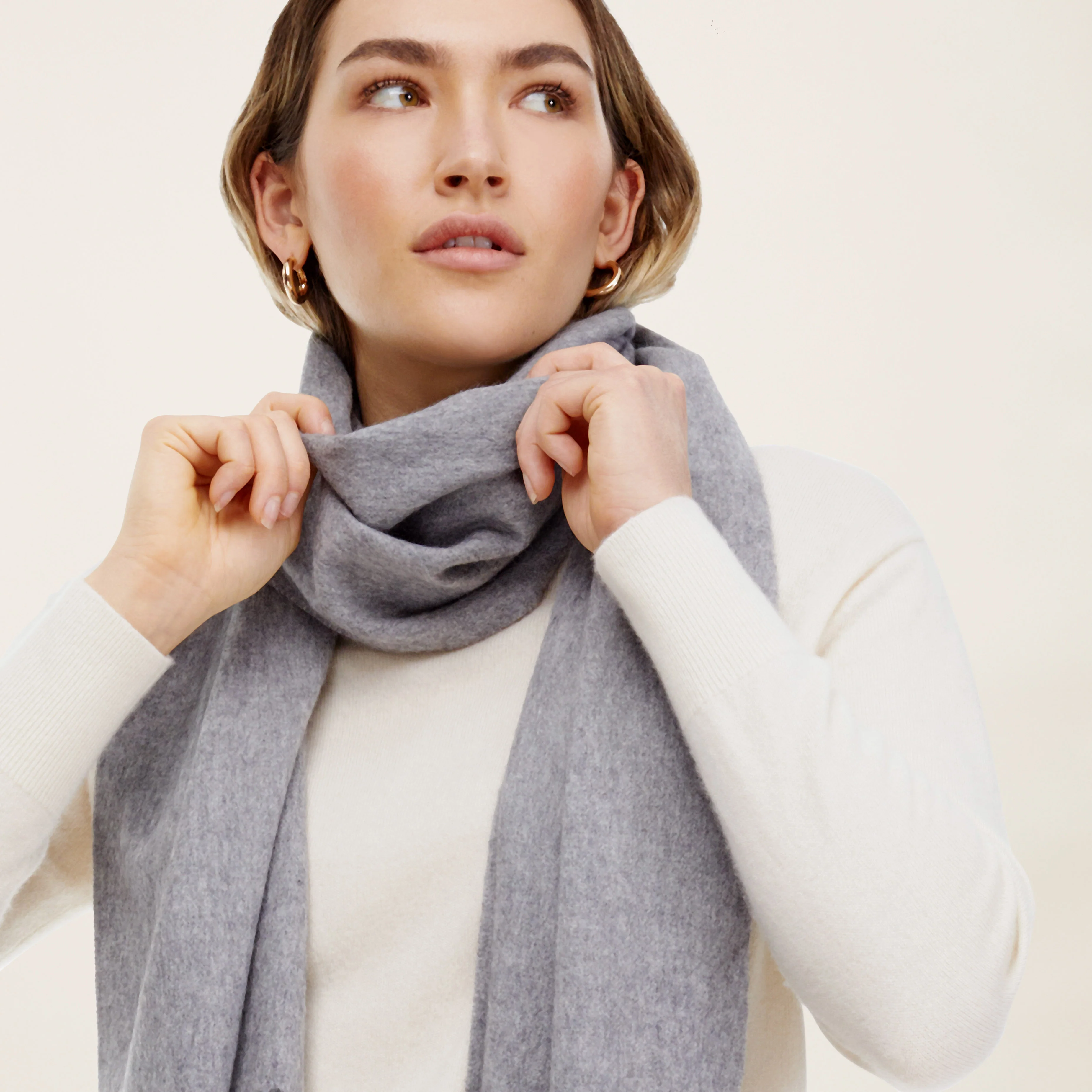 Cleo Oversized Cashmere Scarf - Image 39