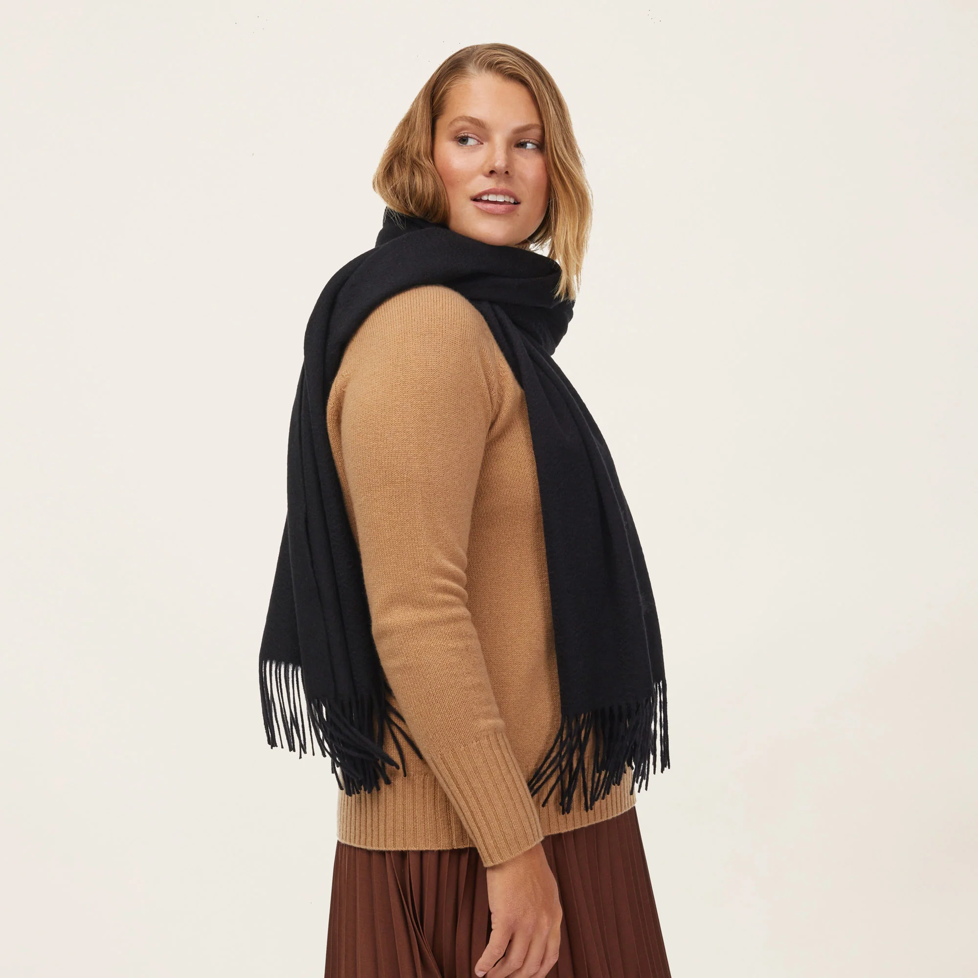 Cleo Oversized Cashmere Scarf - Image 50