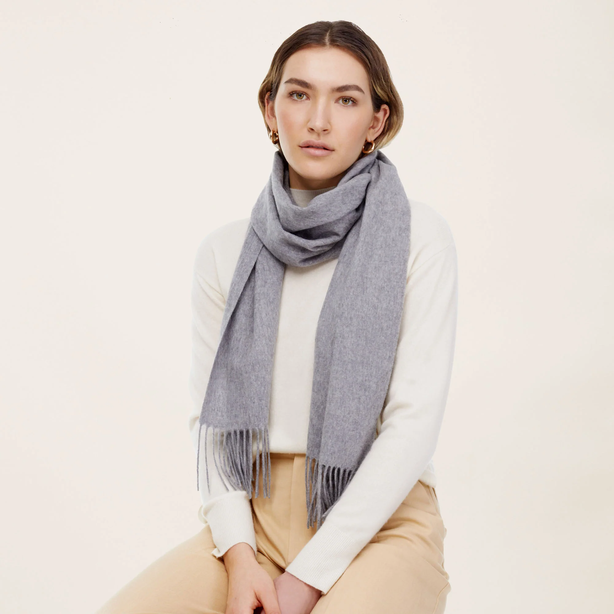 Cleo Oversized Cashmere Scarf - Image 51