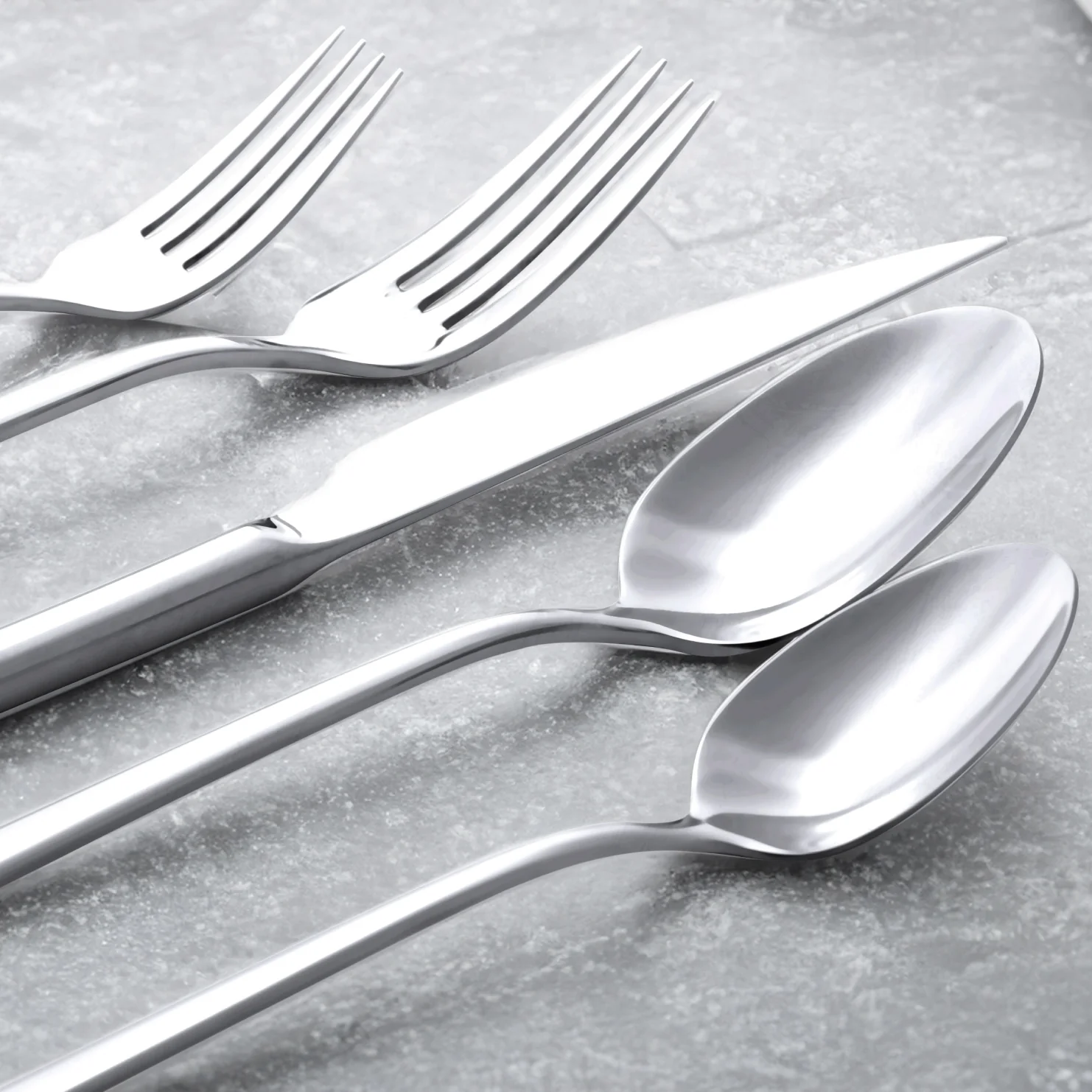 Emilia Mirror 20-Piece Flatware Set - Image 6